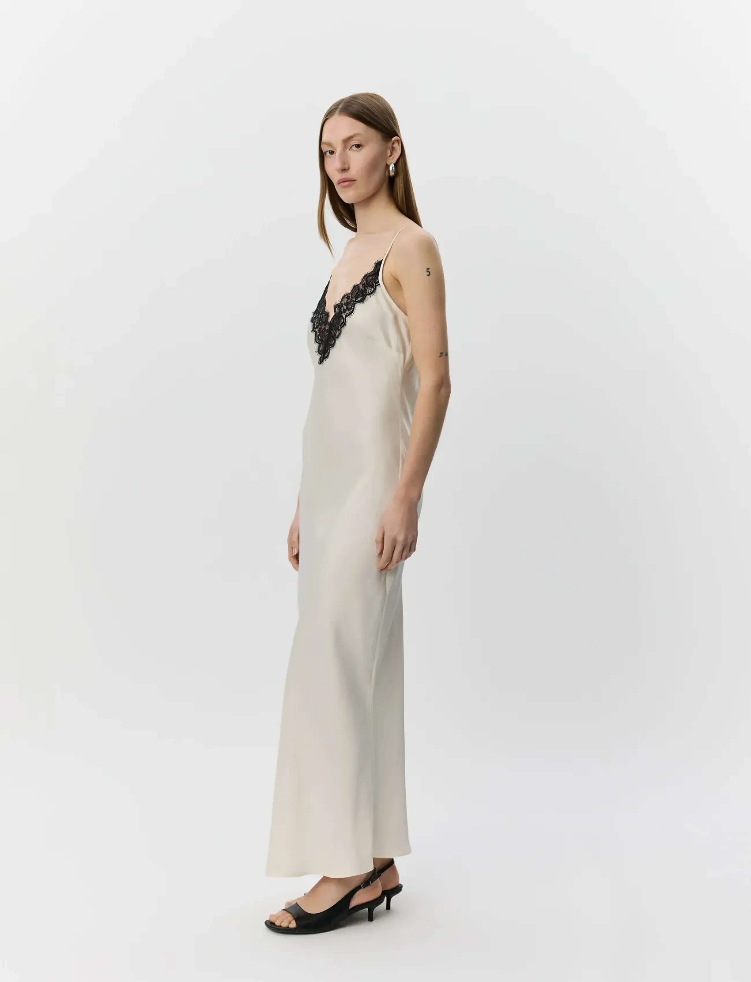 Sofie Schnoor - BETTSW SLIP DRESS - „slip" suknelės - cream white - 3