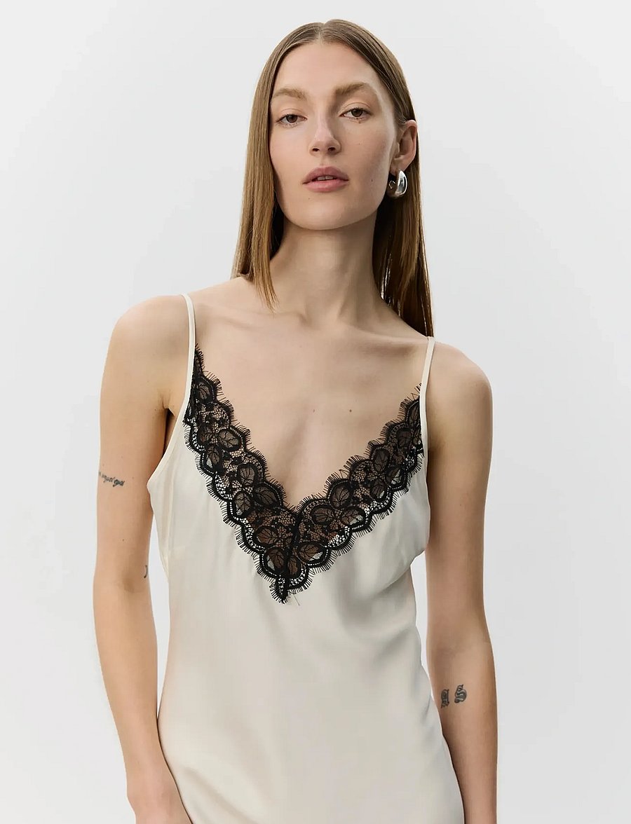 Sofie Schnoor - BETTSW SLIP DRESS - „slip" suknelės - cream white - 5