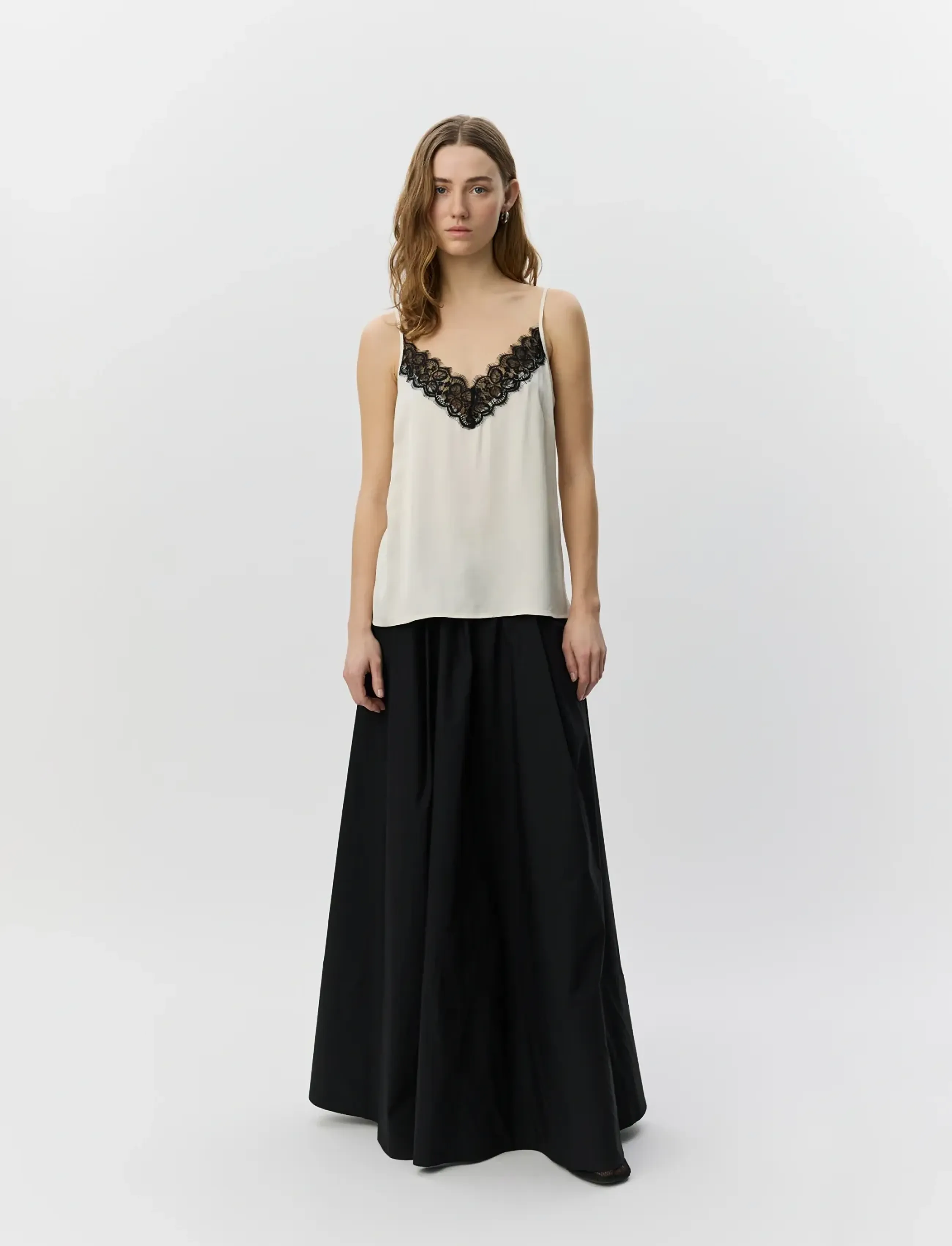 Sofie Schnoor AGGIESW SLIP TOP - Sleeveless tops - CREAM WHITE / cream