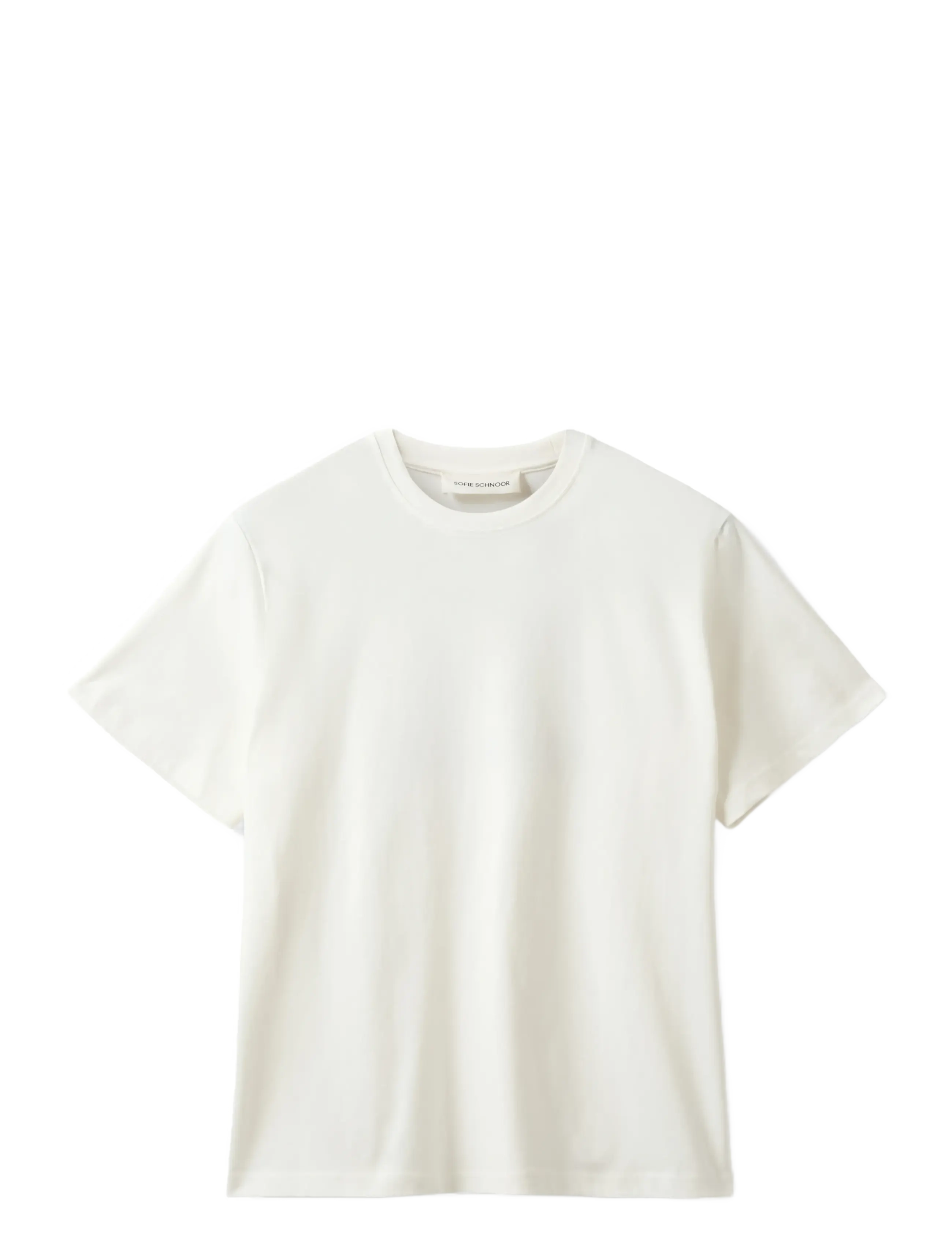 Sofie Schnoor RIVERSW RELAXED T-SHIRT - T-särgid ja alussärgid - WHITE ALYSSUM / cream