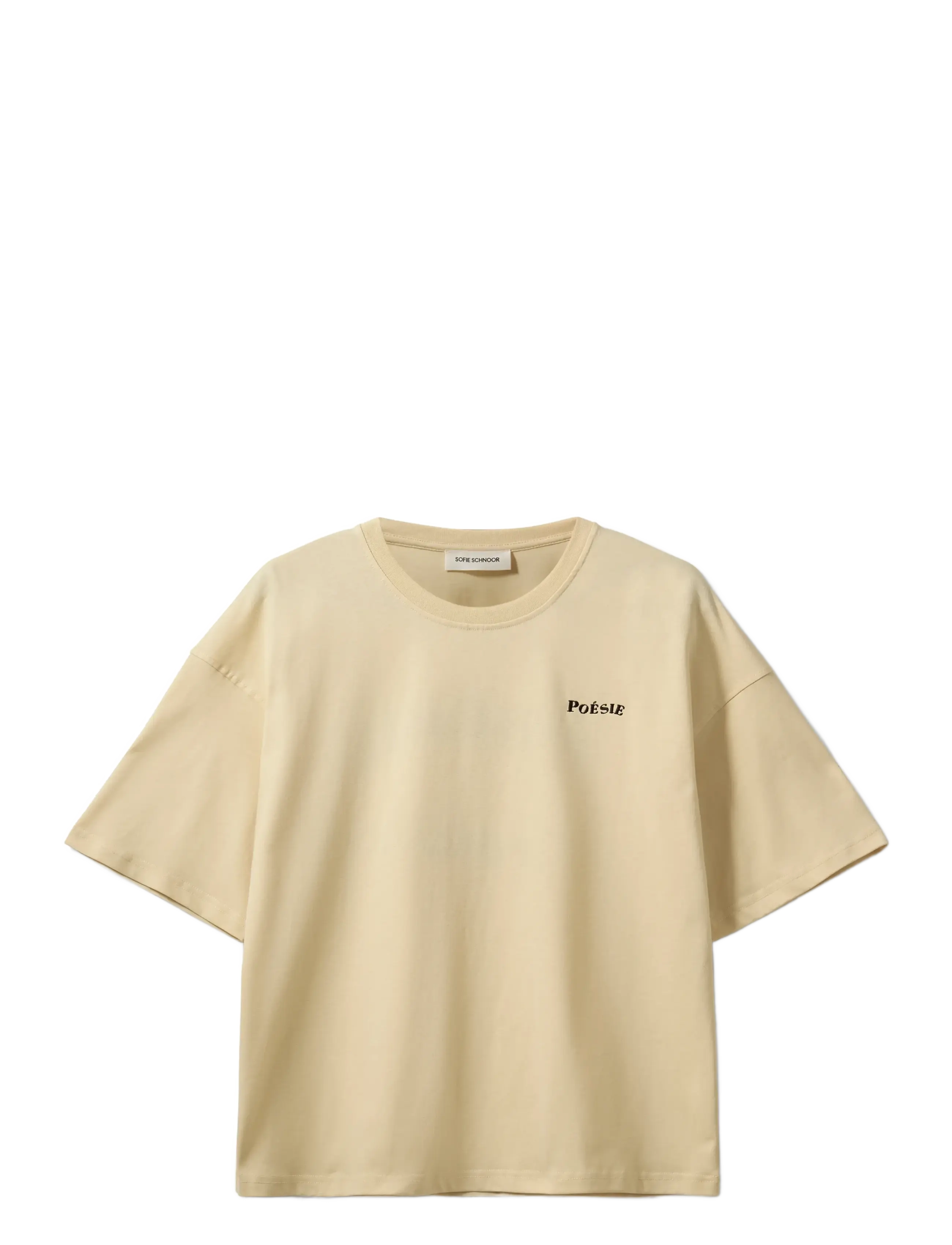 Sofie Schnoor VERASW BOXY T-SHIRT - Drabužiai - CREME YELLOW / yellow