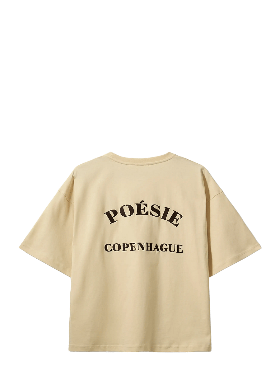 Sofie Schnoor - VERASW BOXY T-SHIRT - t-shirts - creme yellow - 2