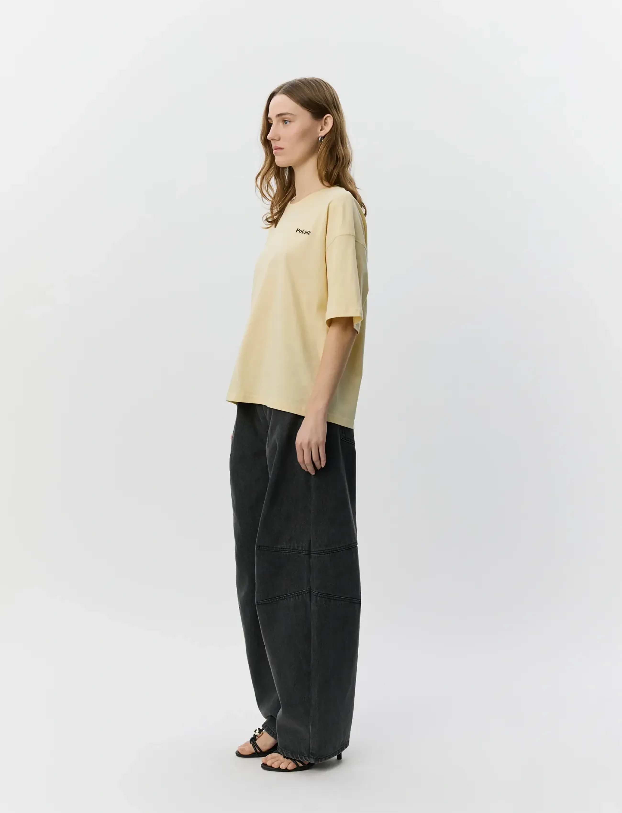 Sofie Schnoor - VERASW BOXY T-SHIRT - t-shirts - creme yellow - 3