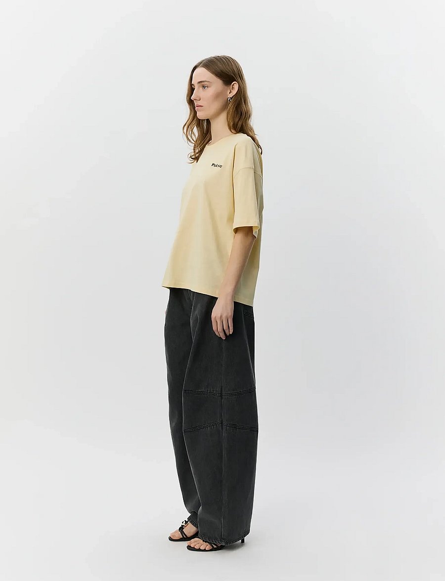 Sofie Schnoor - VERASW BOXY T-SHIRT - t-shirts - creme yellow - 3