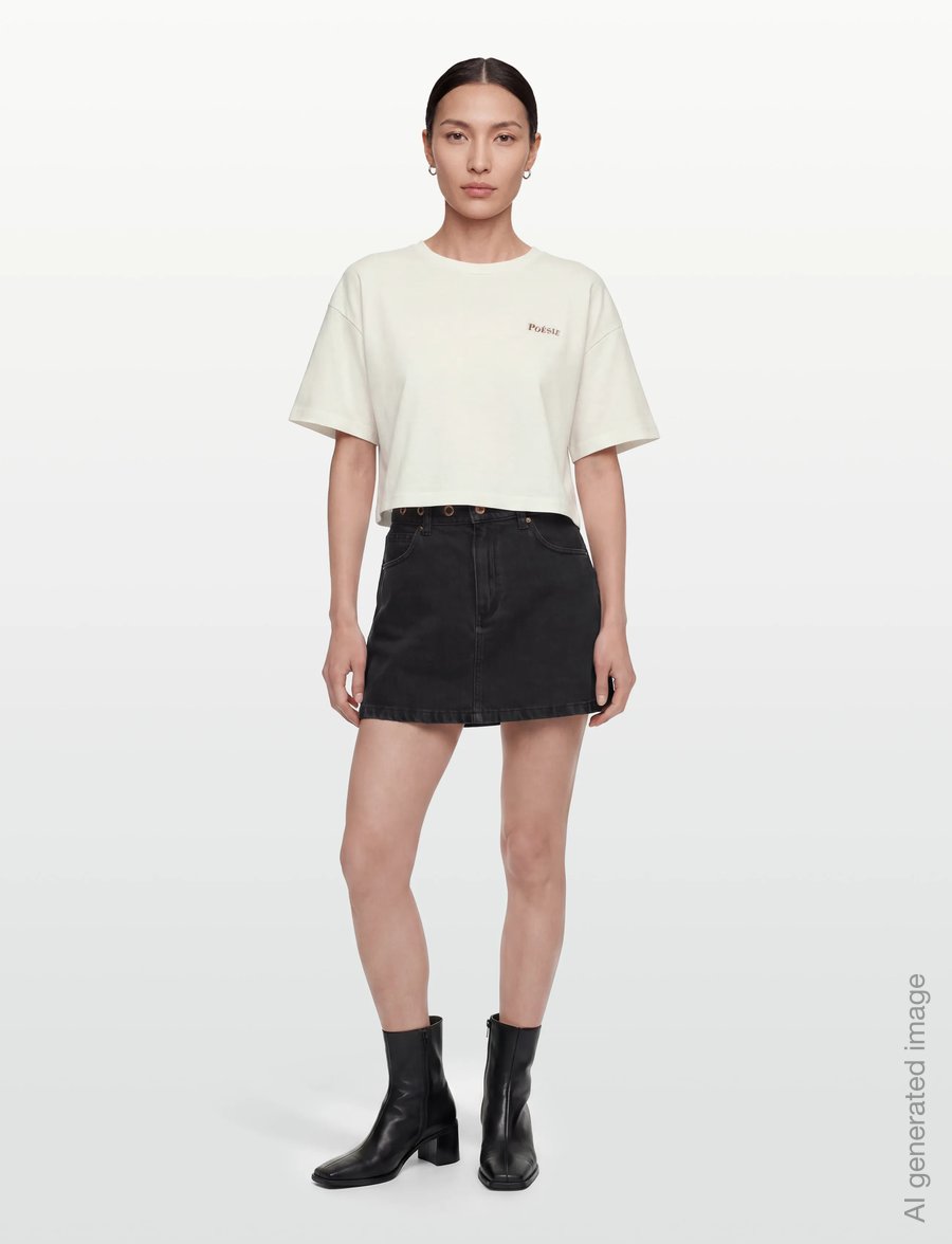Sofie Schnoor - VERASW BOXY T-SHIRT - t-shirts - white alyssum - 0