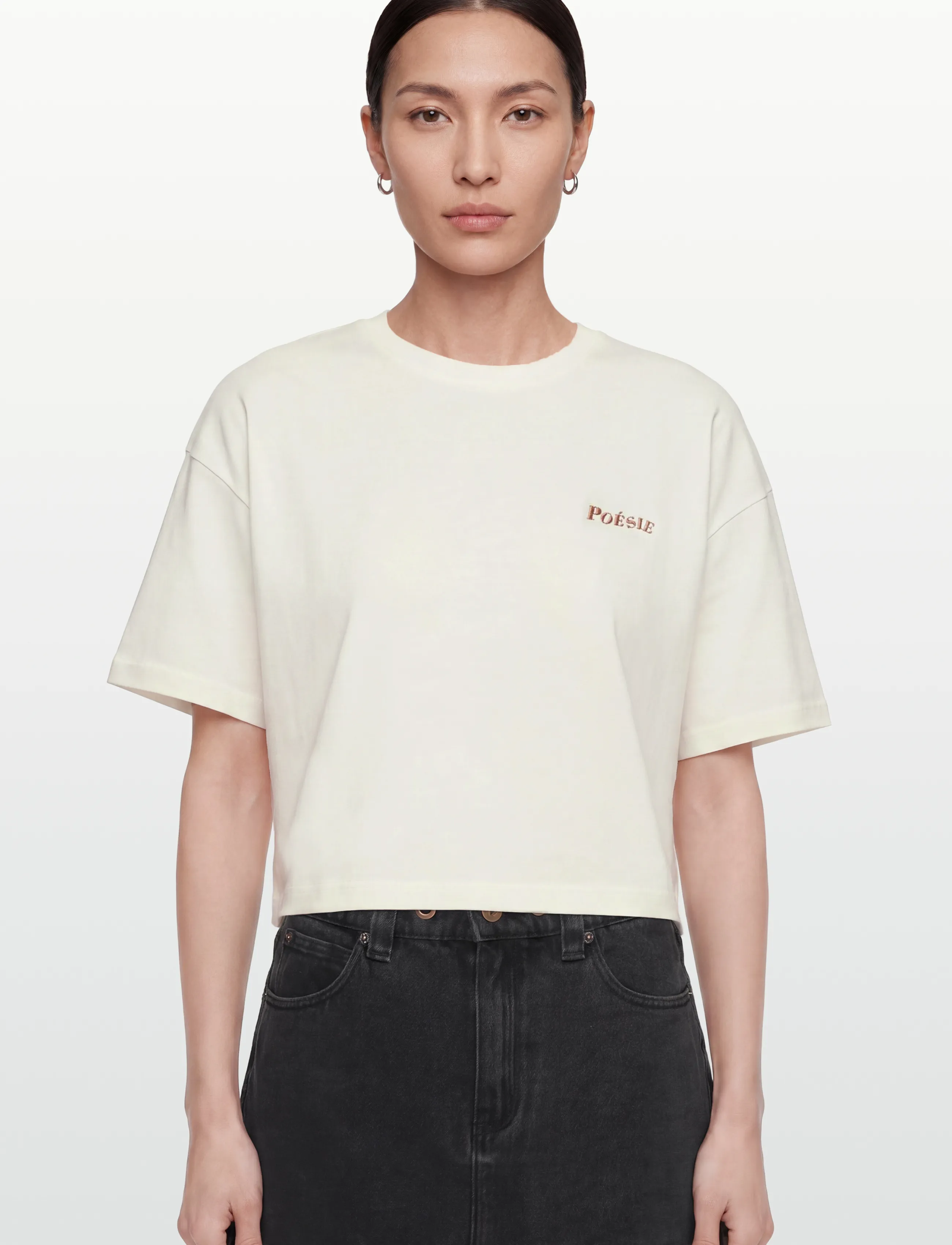 Sofie Schnoor - VERASW BOXY T-SHIRT - t-shirts - white alyssum - 3