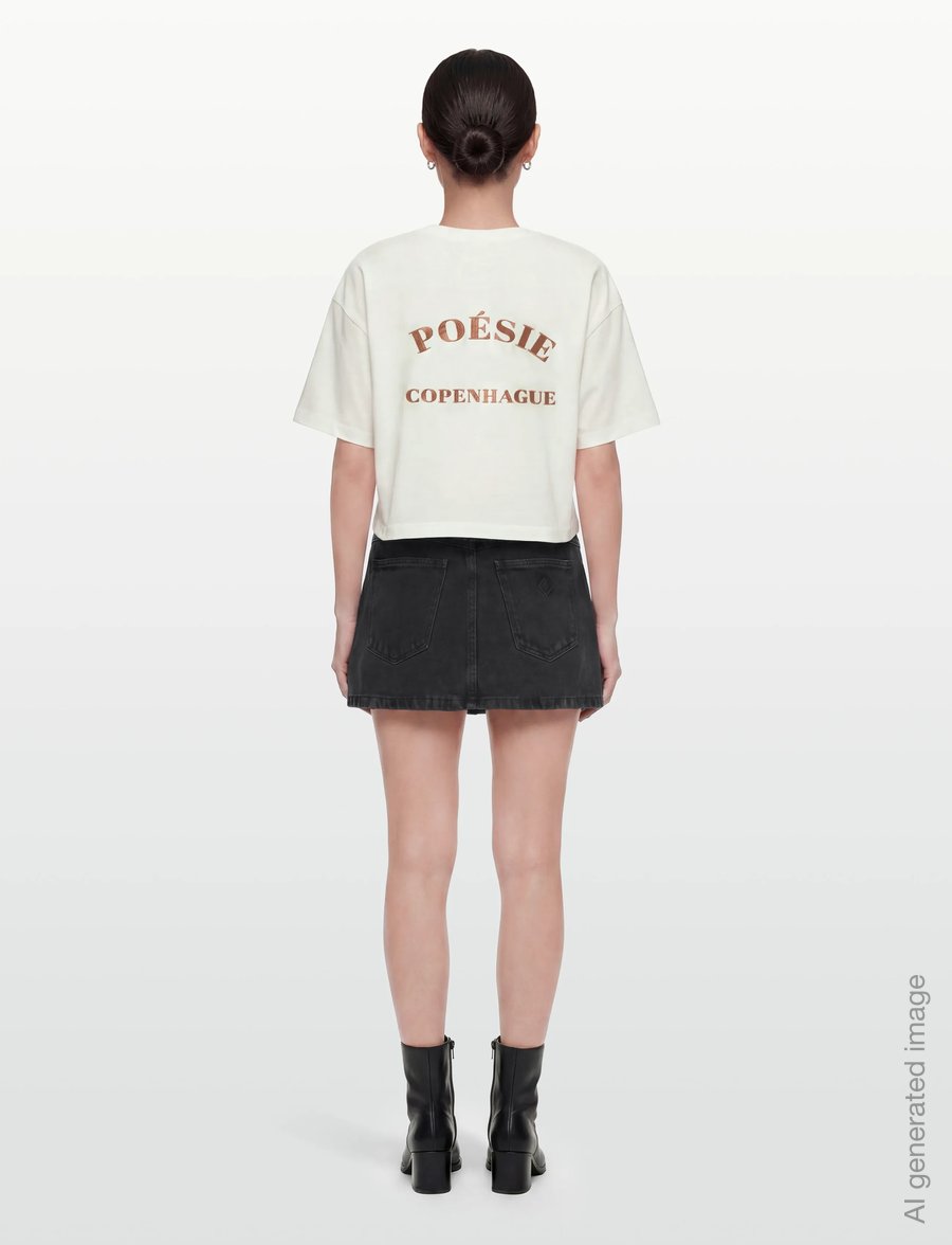 Sofie Schnoor - VERASW BOXY T-SHIRT - t-shirts - white alyssum - 4