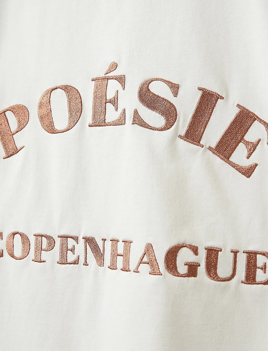 Sofie Schnoor - VERASW BOXY T-SHIRT - t-shirts - white alyssum - 5