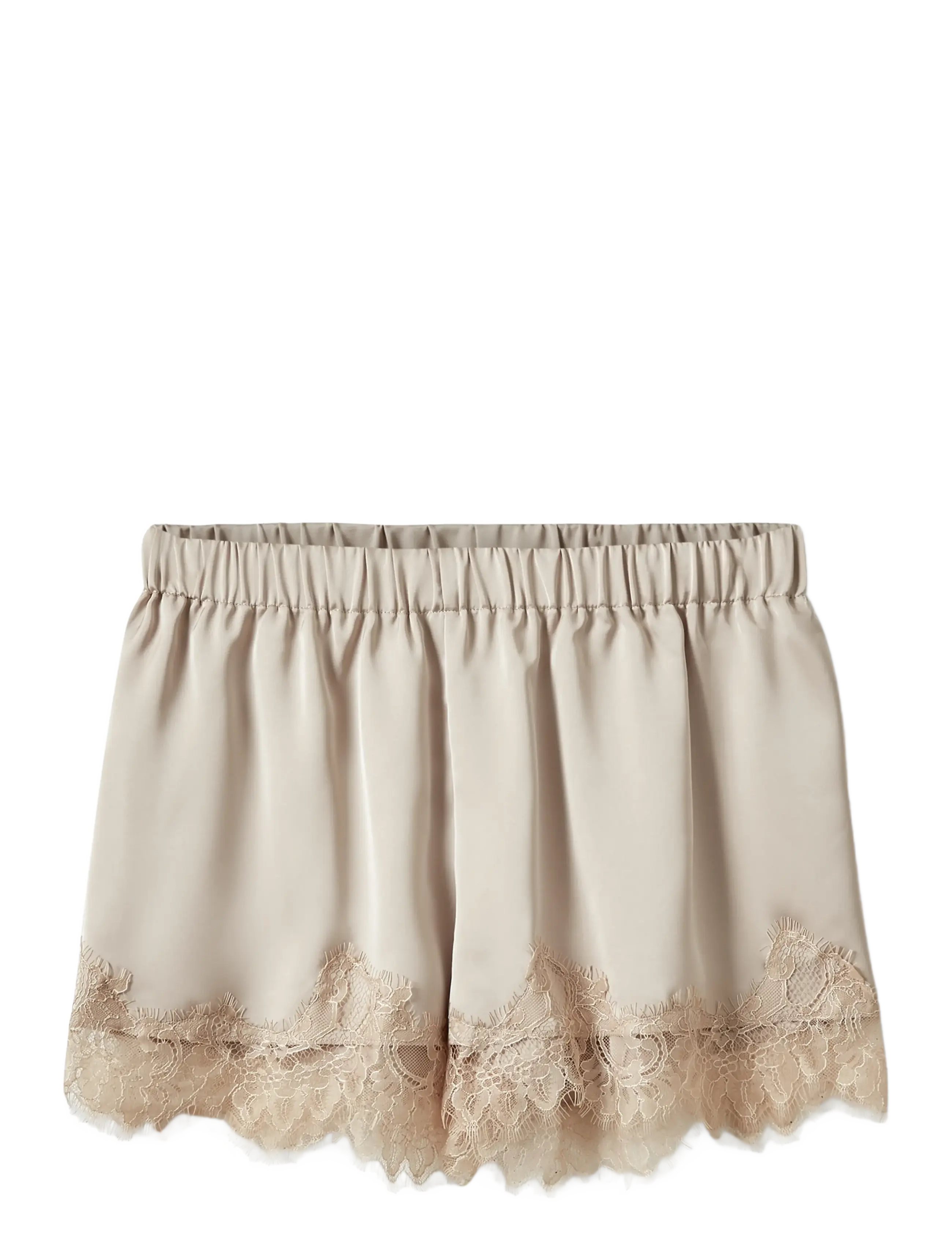 Sofie Schnoor VADA LACE DETAILED SHORTS - Hverdags stil - FEATHER GRAY / beige