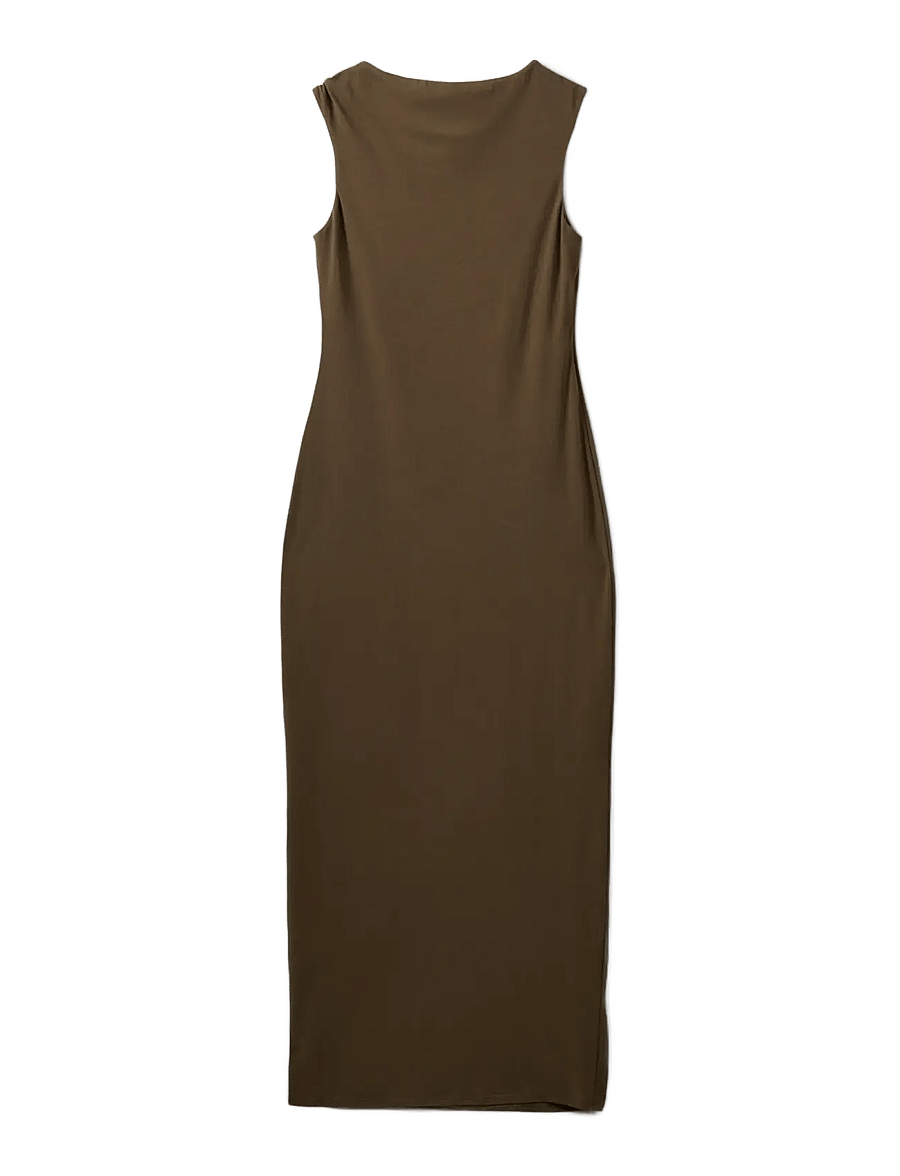 Sofie Schnoor - RAGNISW JERSEY MAXI DRESS - maxikleider - olive brown - 2