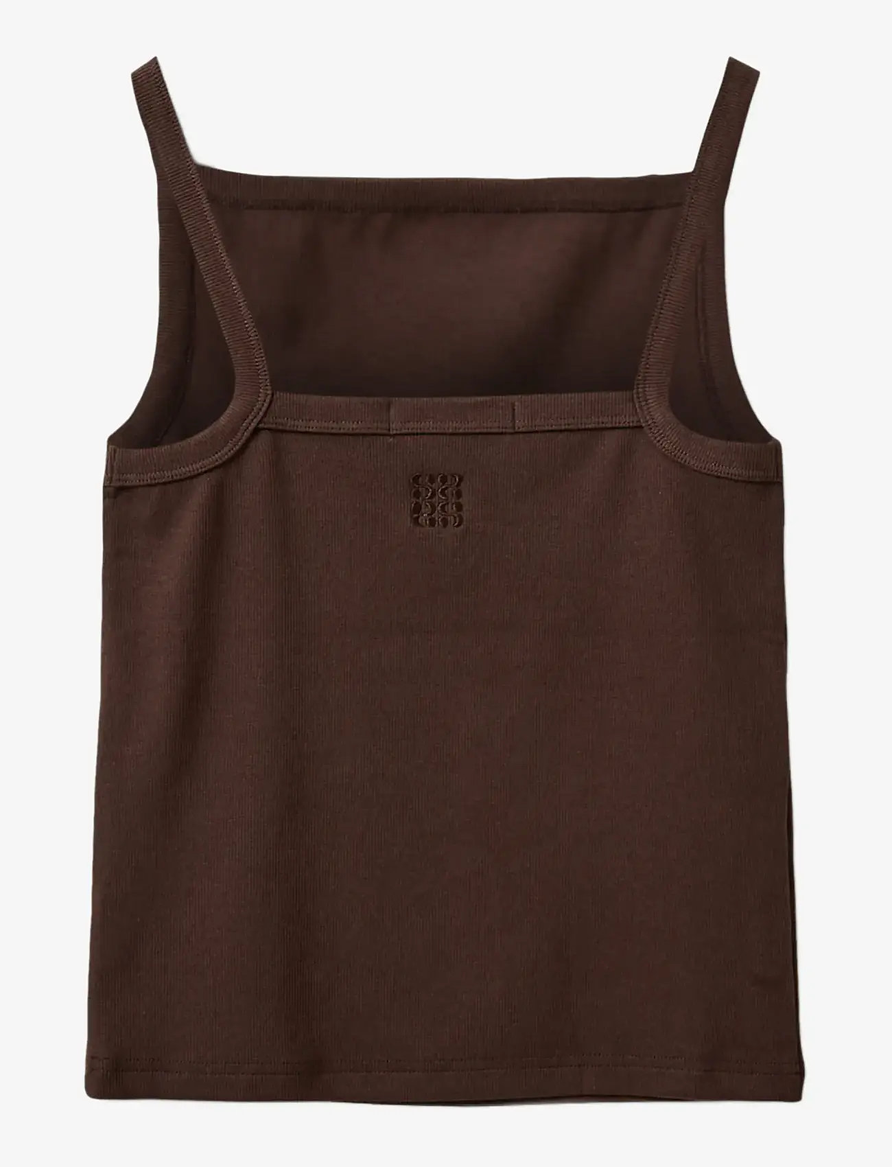 Sofie Schnoor - BREESW RIB TANK TOP - linnen - intense brown - 2