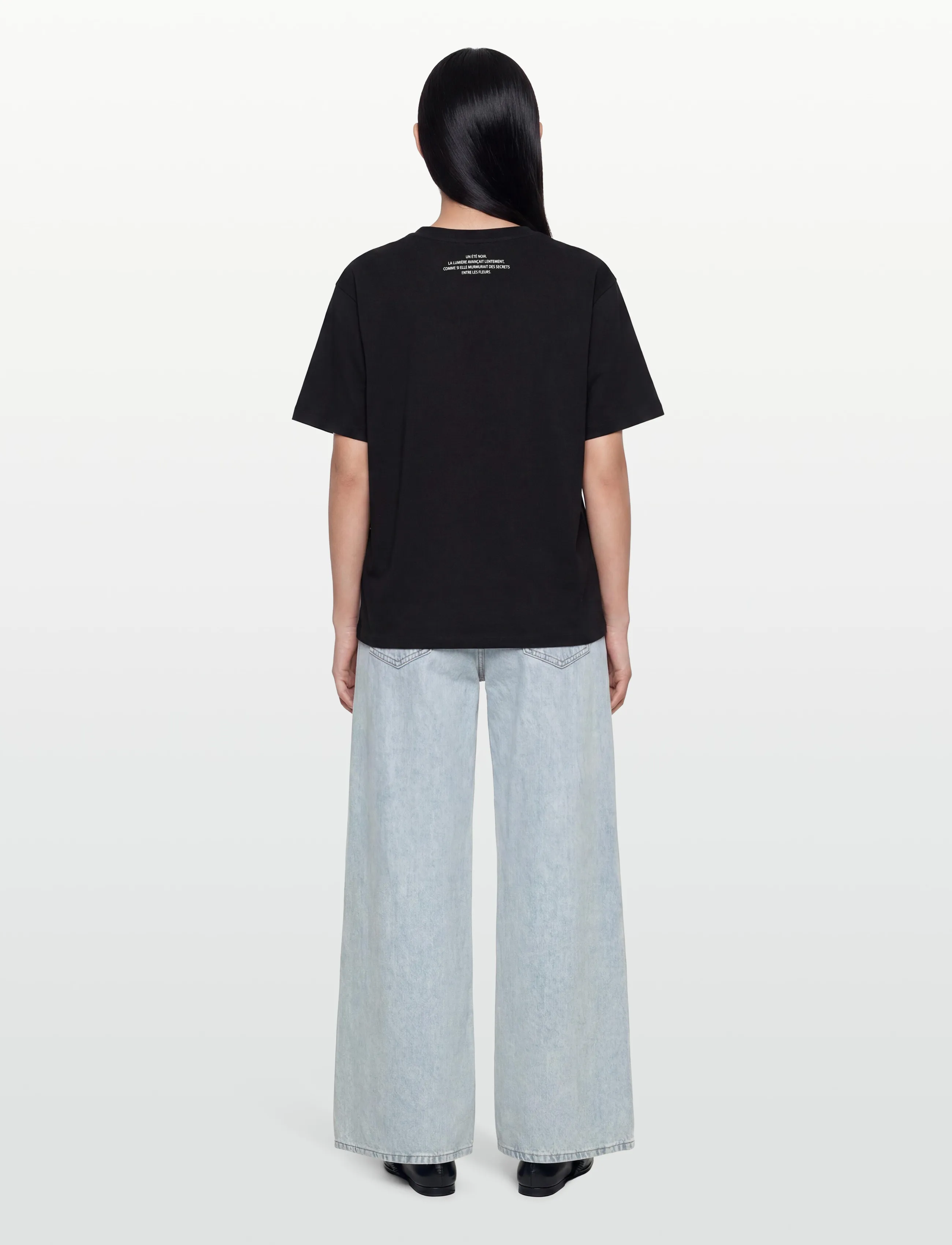 Sofie Schnoor - MAESW OVERSIZED PRINTED T-SHIRT - t-shirts - black - 4