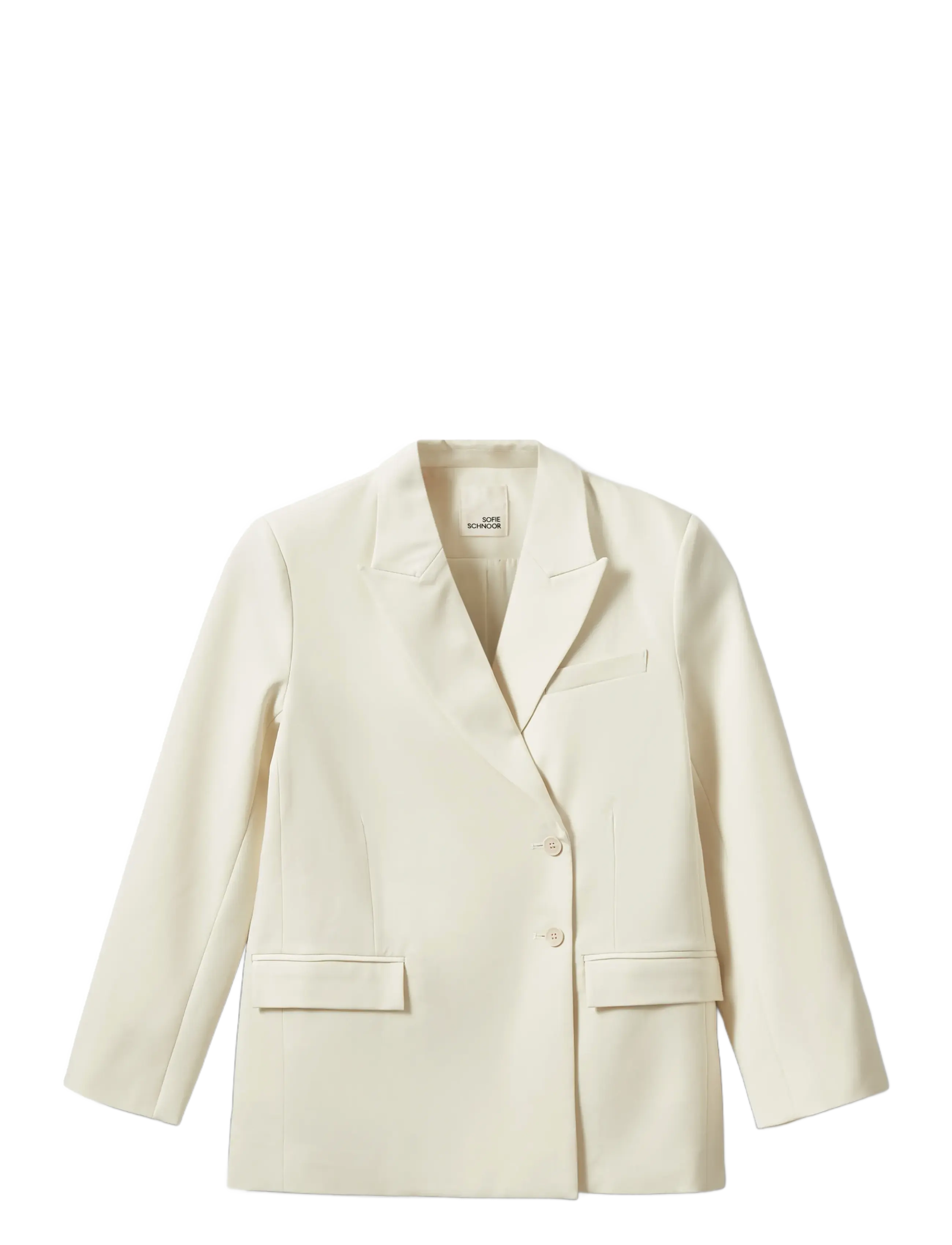Sofie Schnoor HARPIRSW BOXY BLAZER - Dobbelspente blazere - OFF WHITE / cream