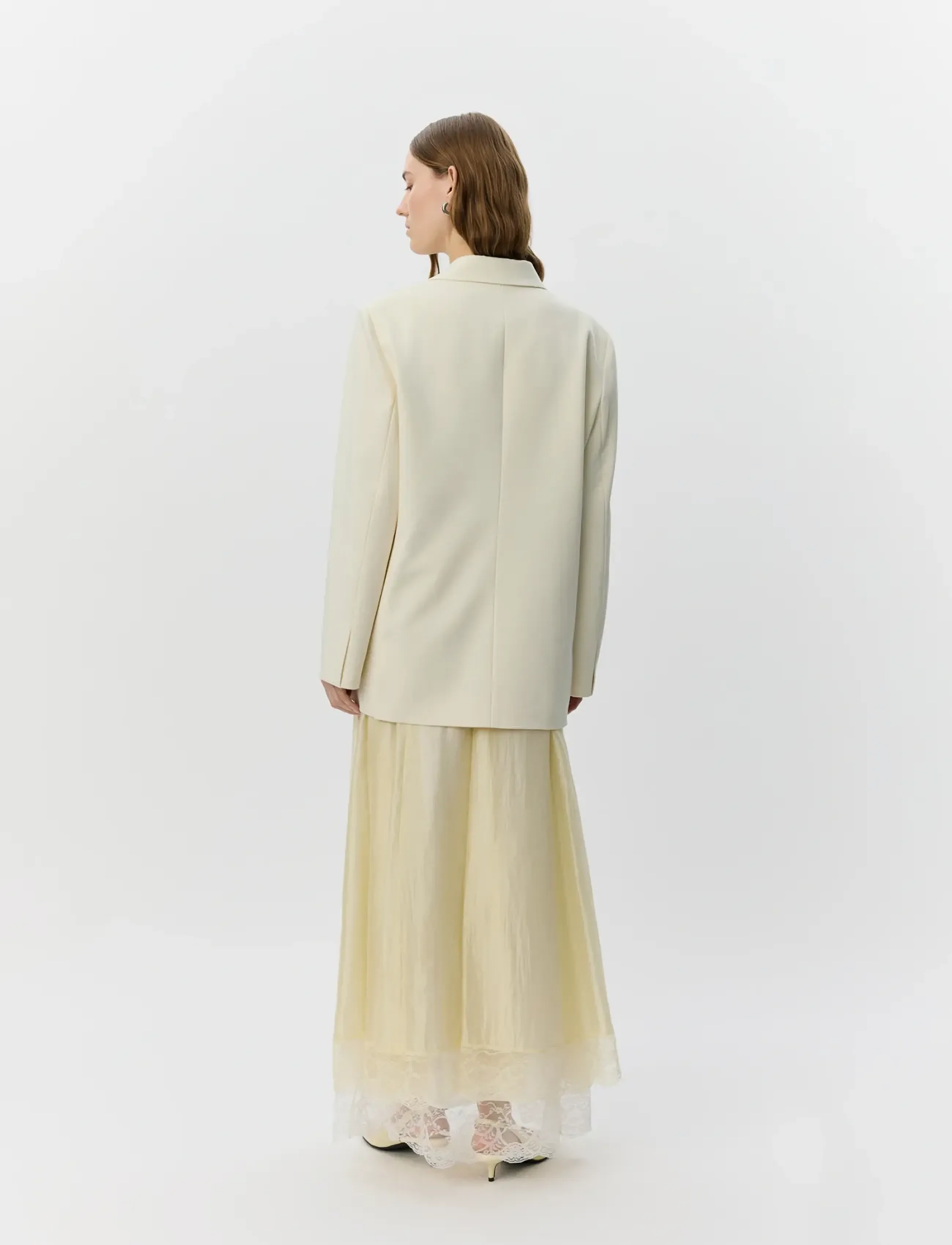 Sofie Schnoor - HARPIRSW BOXY BLAZER - double breasted blazers - off white - 4
