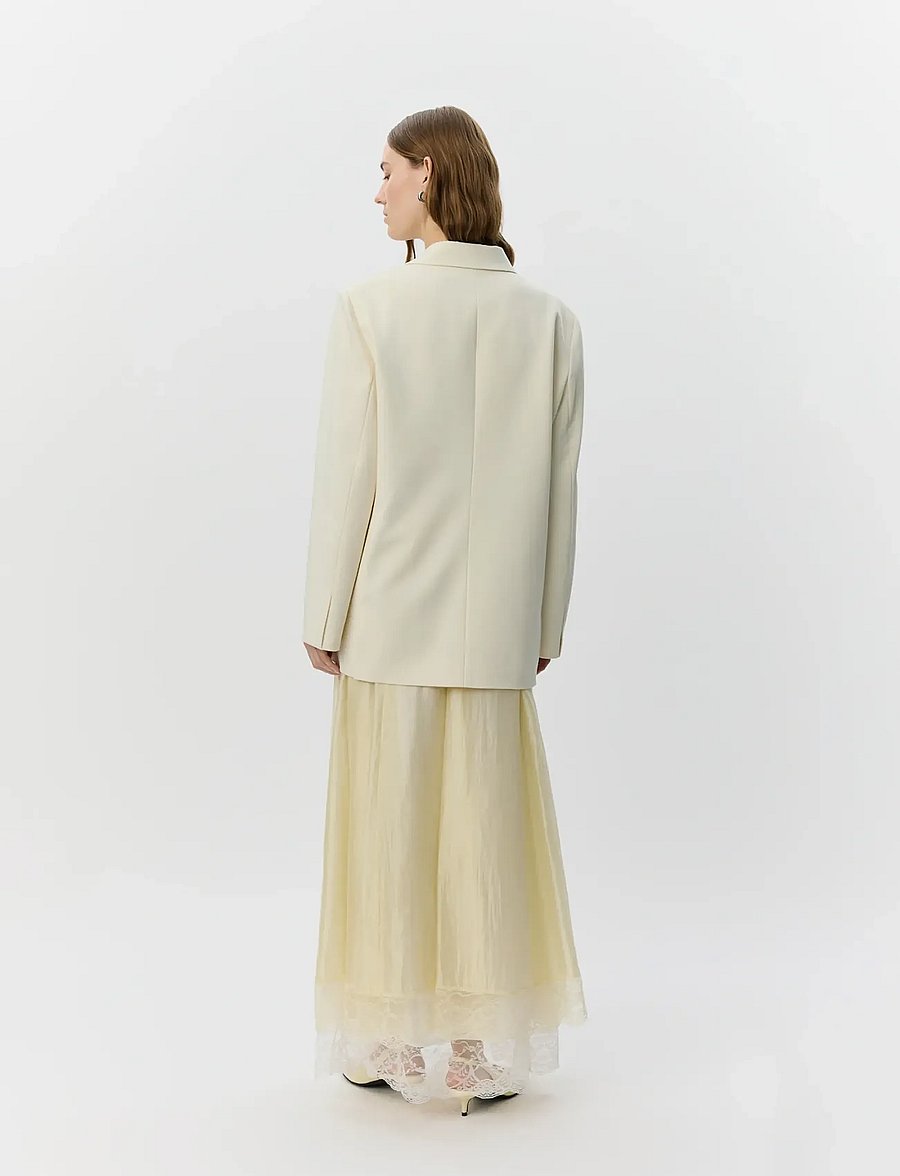 Sofie Schnoor - HARPIRSW BOXY BLAZER - zweireihige blazer - off white - 4