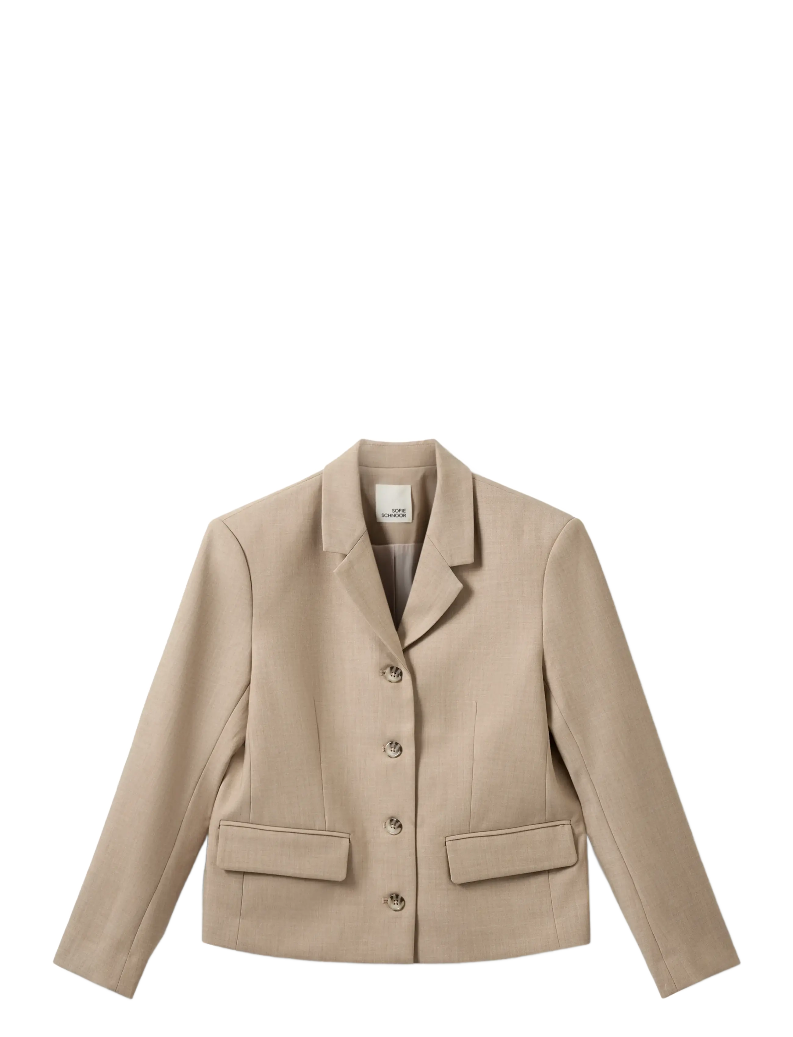 Sofie Schnoor ELLYSW SHORT BLAZER - Transitional Layering - LIGHT SAND / beige