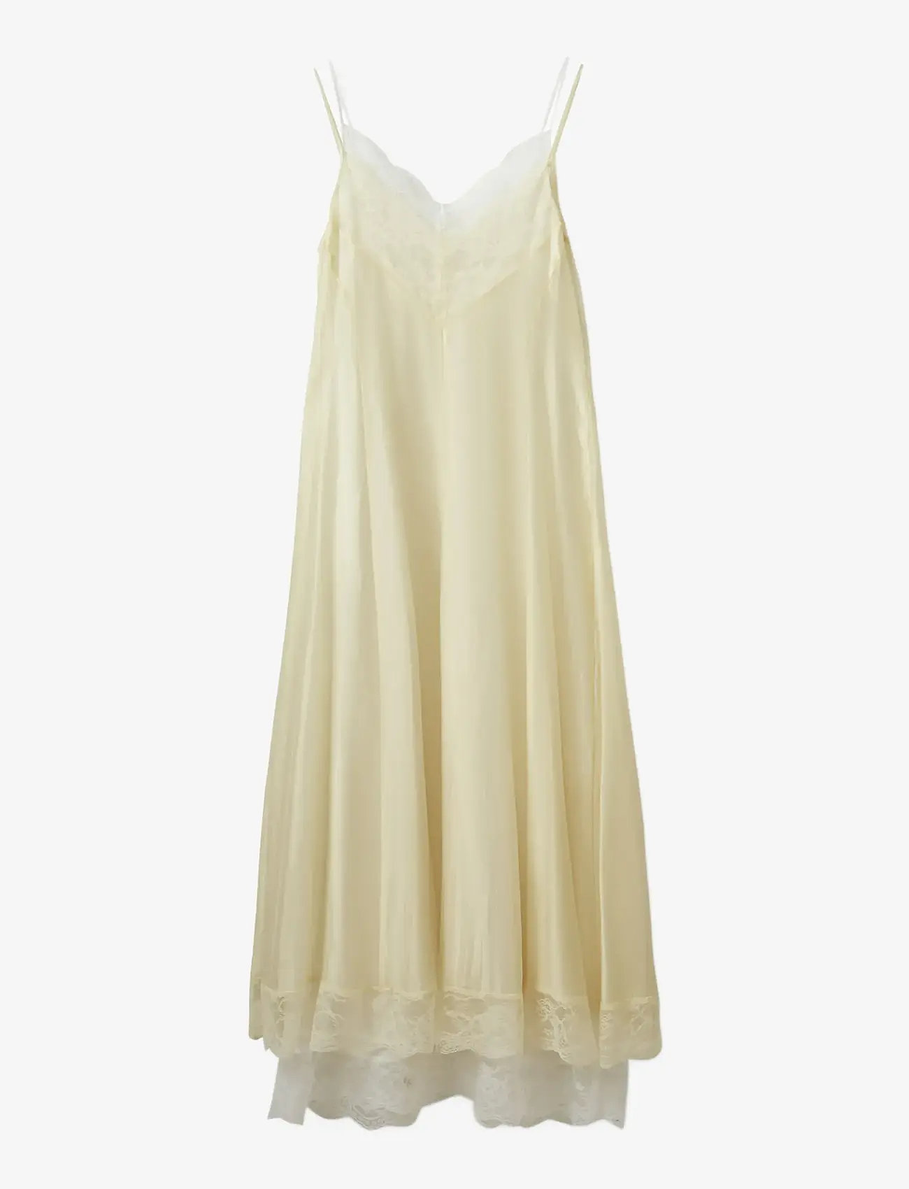Sofie Schnoor - ESMASW DRESS WITH LACE DETAILS - creme yellow - 2