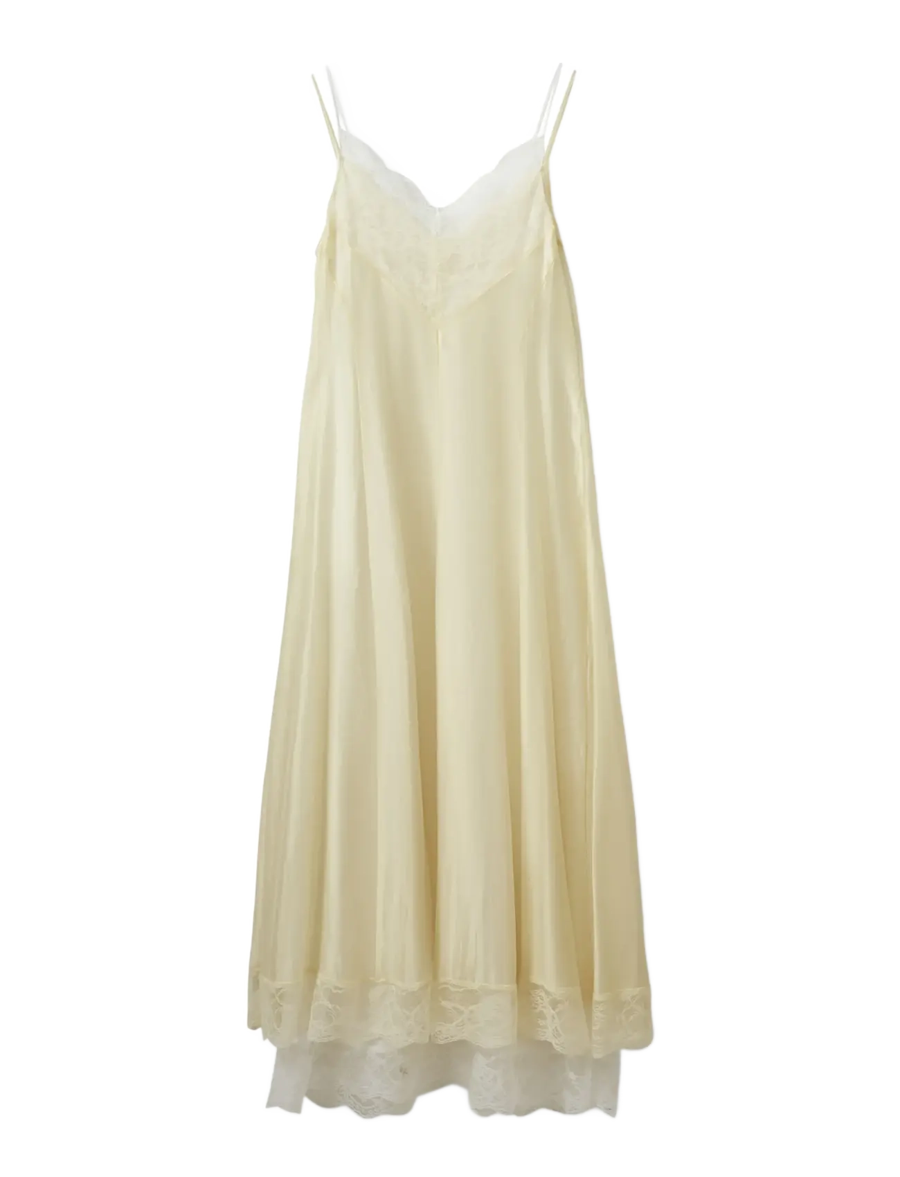 Sofie Schnoor - ESMASW DRESS WITH LACE DETAILS - schlupfkleider - creme yellow - 2
