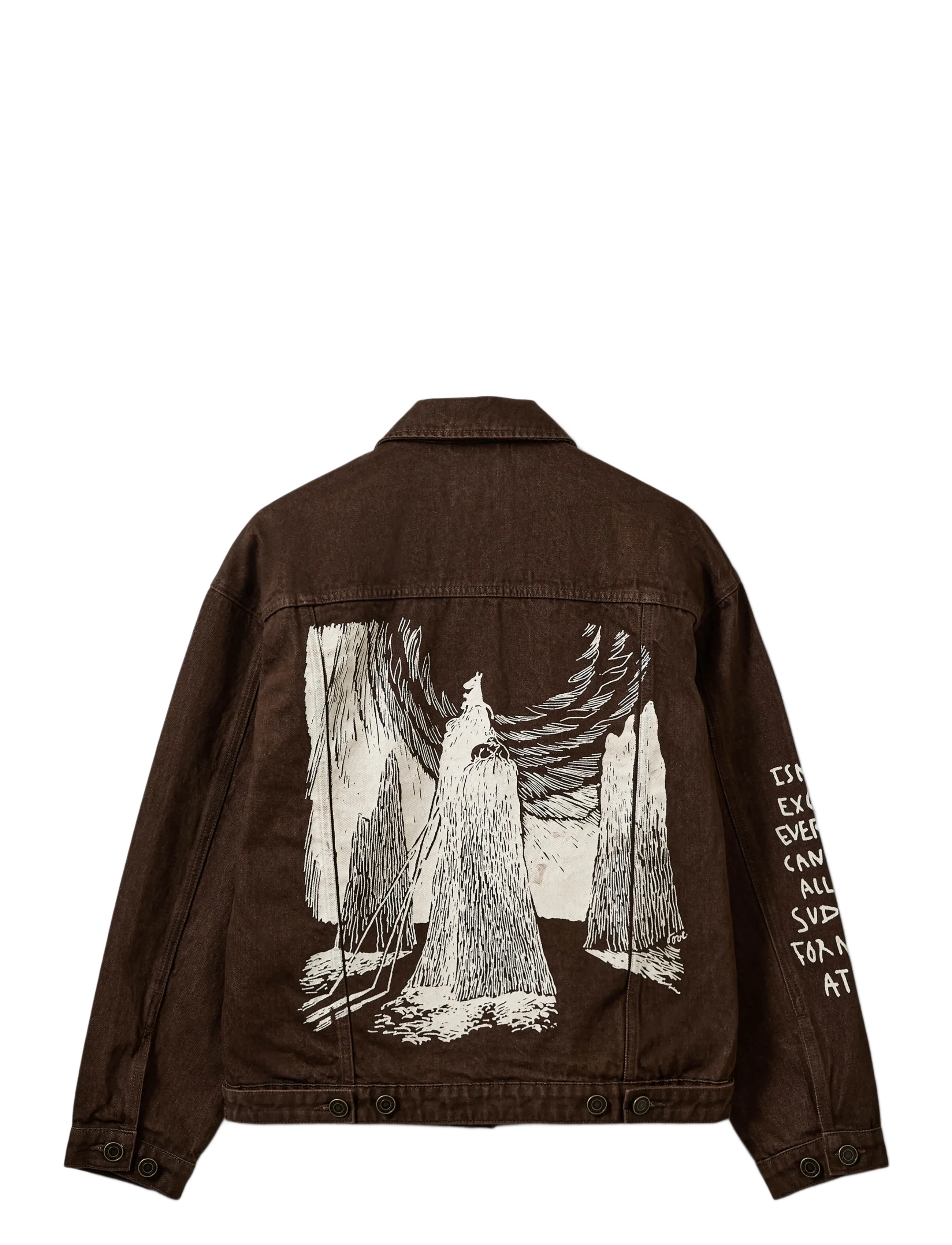 Sofie Schnoor - AUDREYSW MOOMIN DENIM JACKET - forårsjakker - dark brown - 2