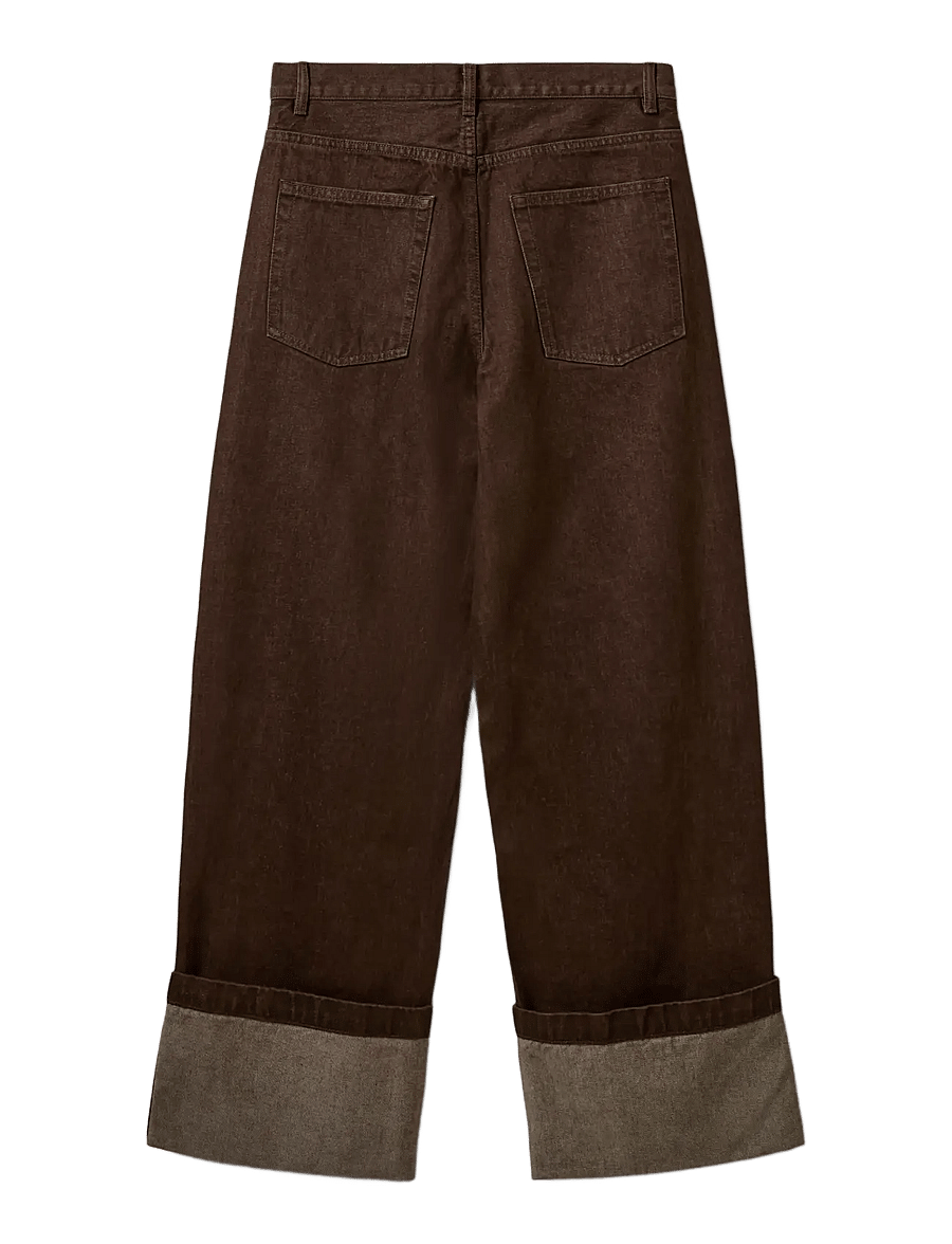 Sofie Schnoor - MISHASW FOLD UP JEANS - dark brown - 2