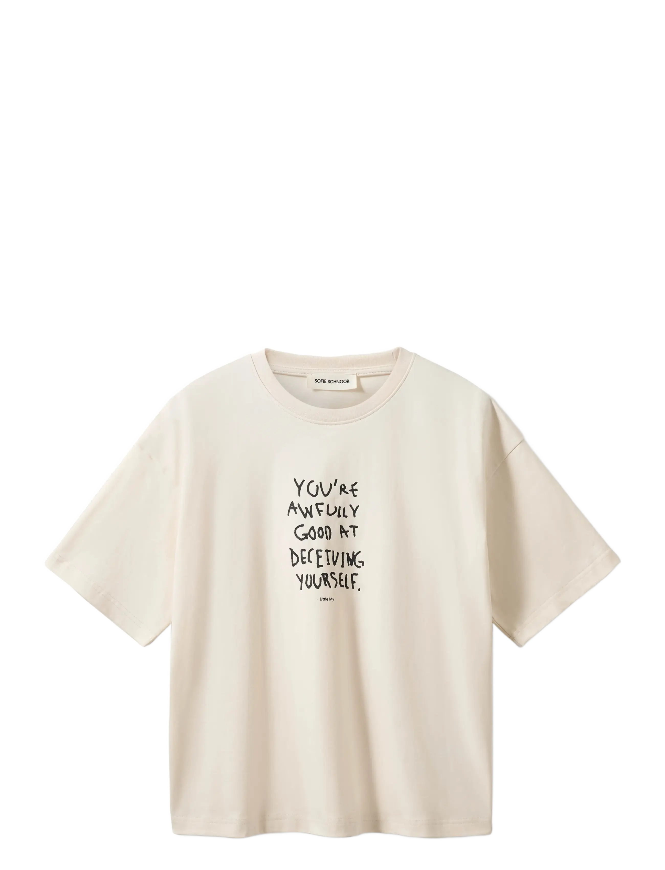 Sofie Schnoor VERINASW MOOMIN BOXY T-SHIRT - Sofie Schnoor - OFF WHITE / cream