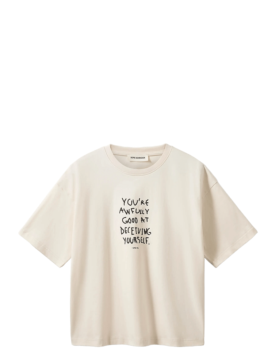 Sofie Schnoor - VERINASW MOOMIN BOXY T-SHIRT - t-shirts - off white - 1