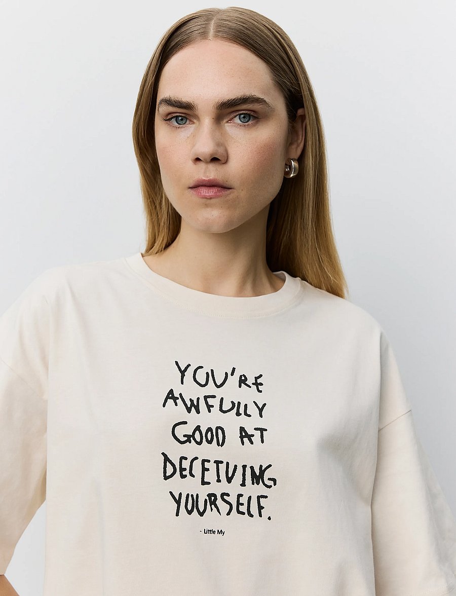 Sofie Schnoor - VERINASW MOOMIN BOXY T-SHIRT - t-shirts - off white - 0