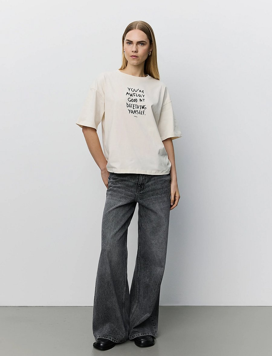 Sofie Schnoor - VERINASW MOOMIN BOXY T-SHIRT - t-shirts - off white - 4