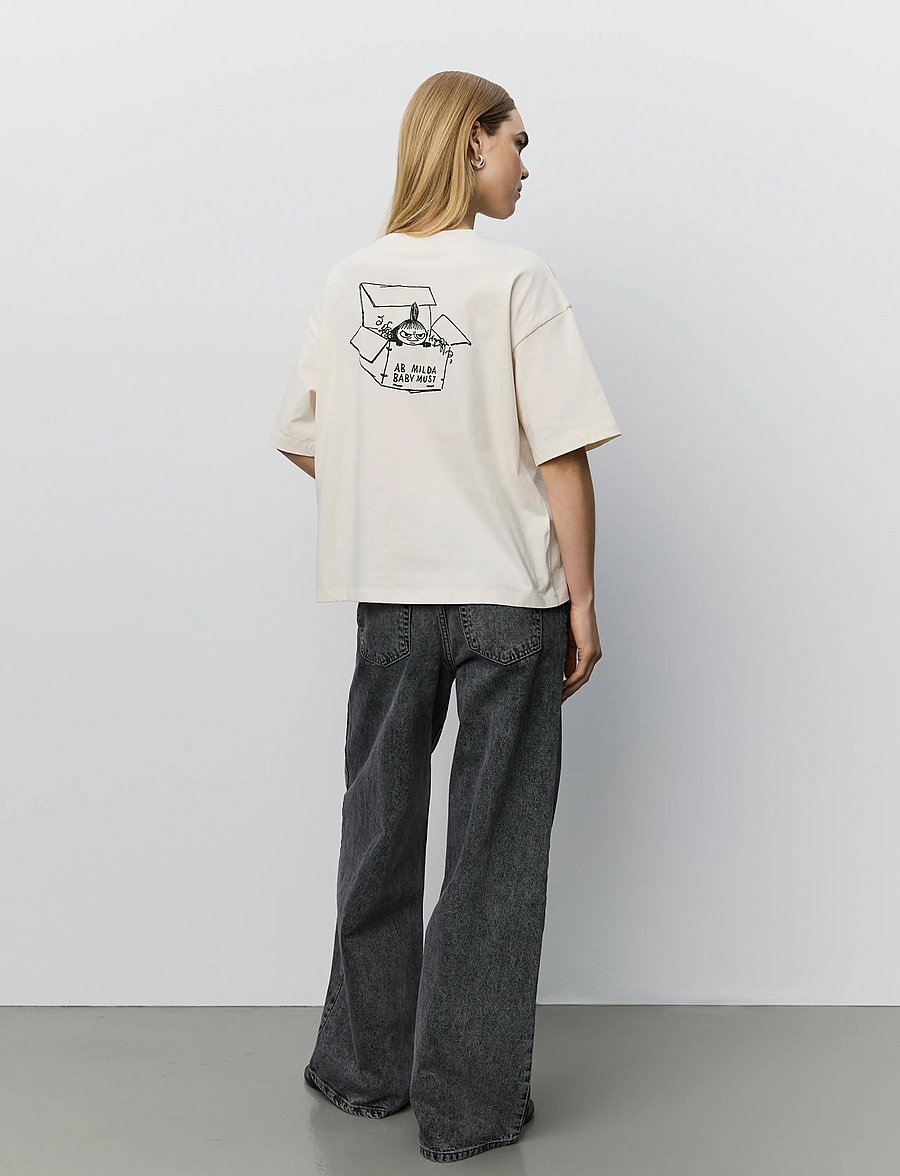 Sofie Schnoor - VERINASW MOOMIN BOXY T-SHIRT - t-shirts - off white - 5