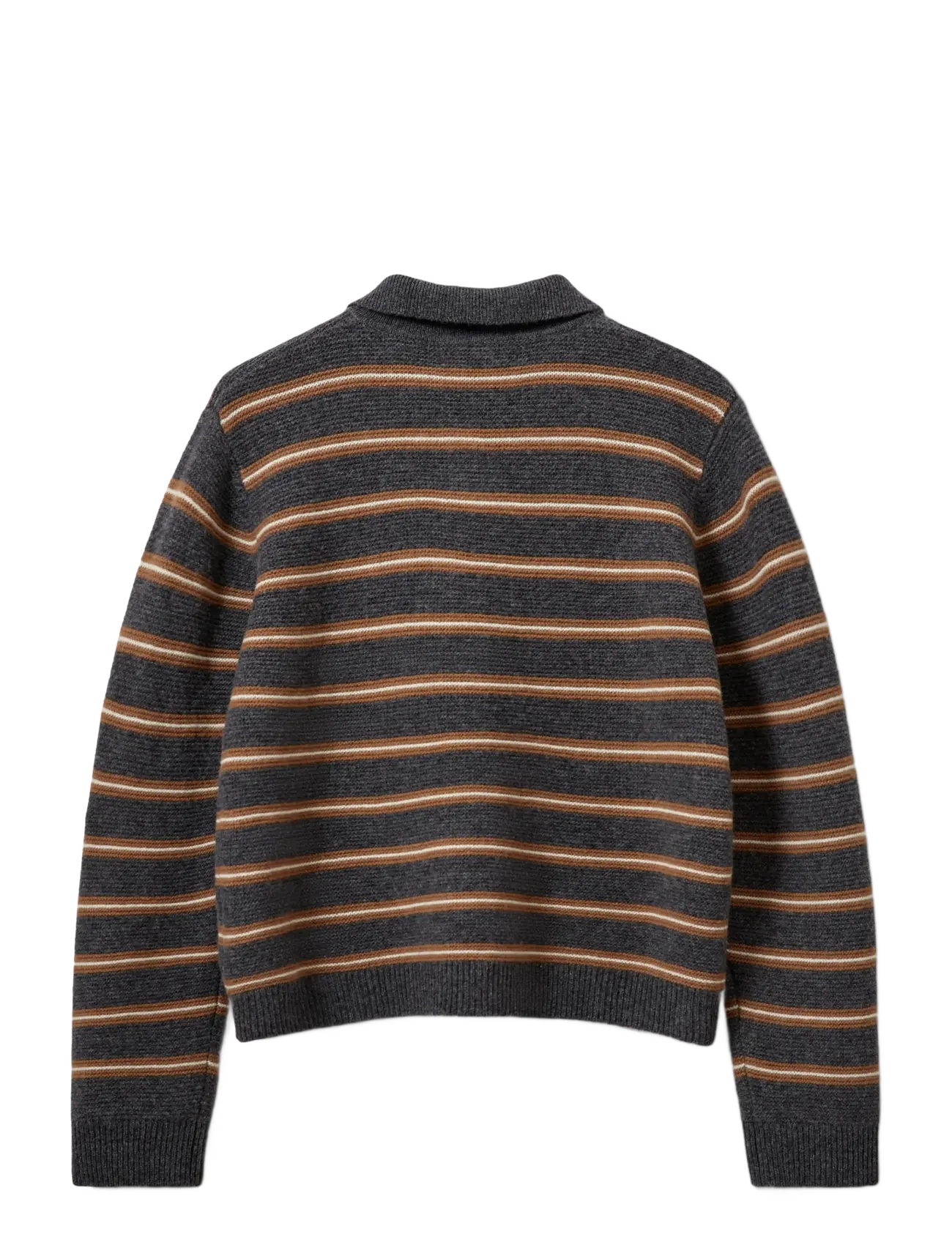 Sofie Schnoor - STORMASW STRIPED KNIT POLO - dark grey melange - 2