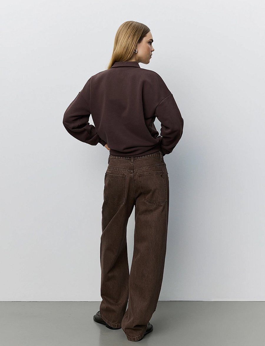 Sofie Schnoor - HAVANASW BARREL JEANS WITH RIVETS - middle brown - 5