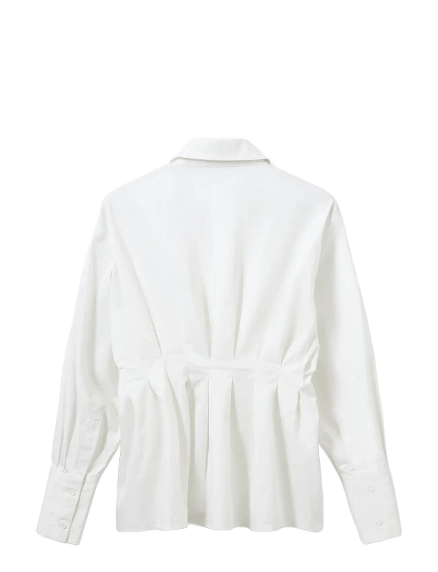 Sofie Schnoor - MIKRASW FITTED SHIRT WITH PLEATS - hemden - off white - 2