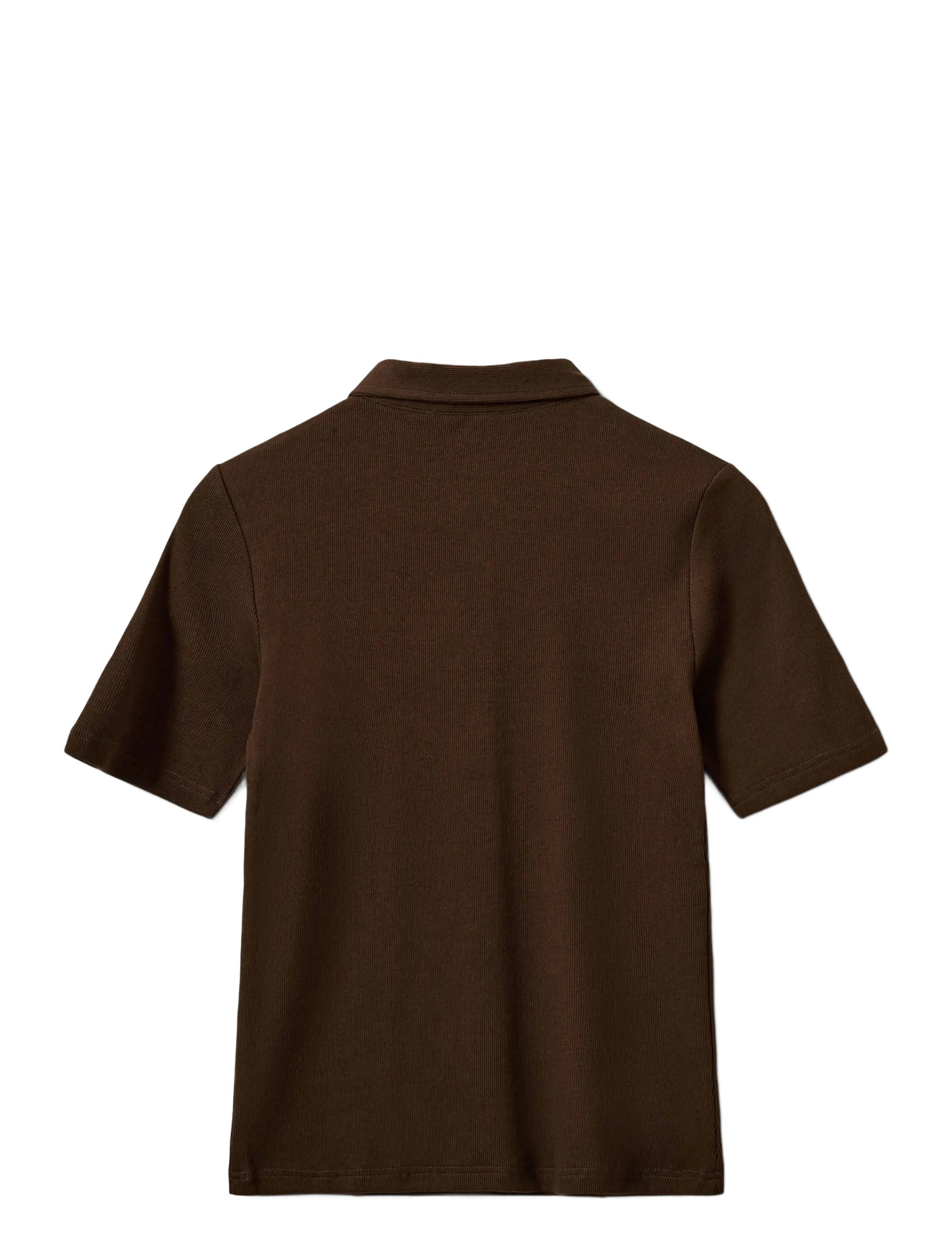 Sofie Schnoor - BAELASW RIB POLO TEE - poloer - dark brown - 2
