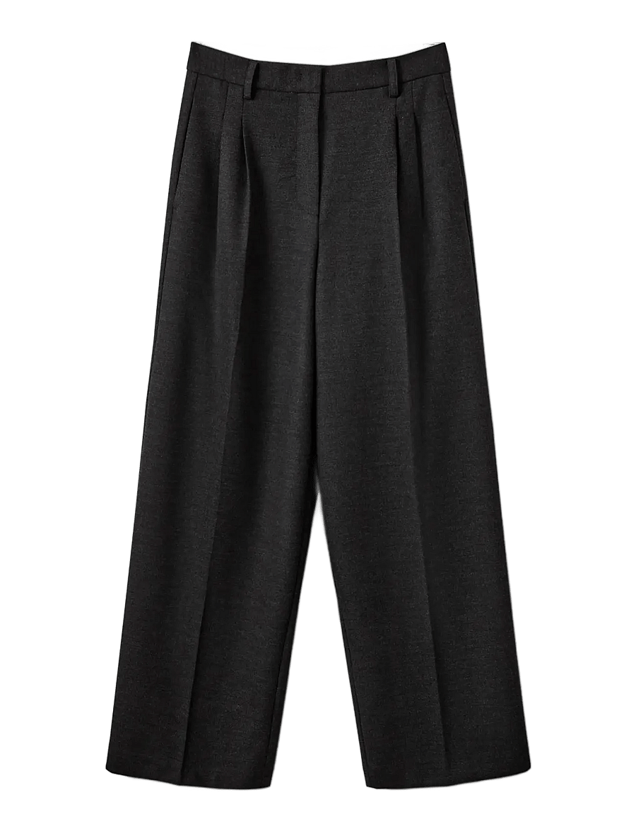Sofie Schnoor - ROSALINDASW WIDE LEG TROUSERS - anzugshosen - dark grey - 1