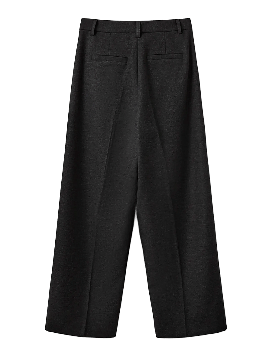 Sofie Schnoor - ROSALINDASW WIDE LEG TROUSERS - anzugshosen - dark grey - 2