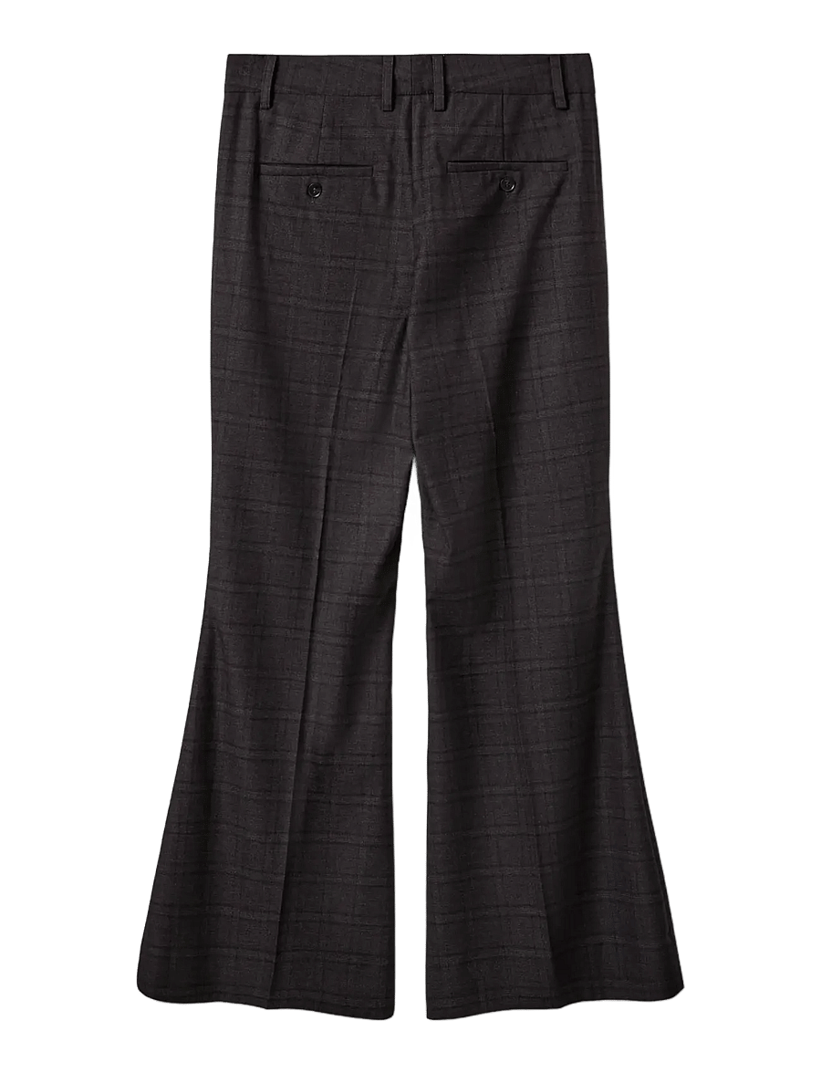 Sofie Schnoor - FLARISSW CHECKED FLARED TROUSERS - schlaghosen - grey check - 2