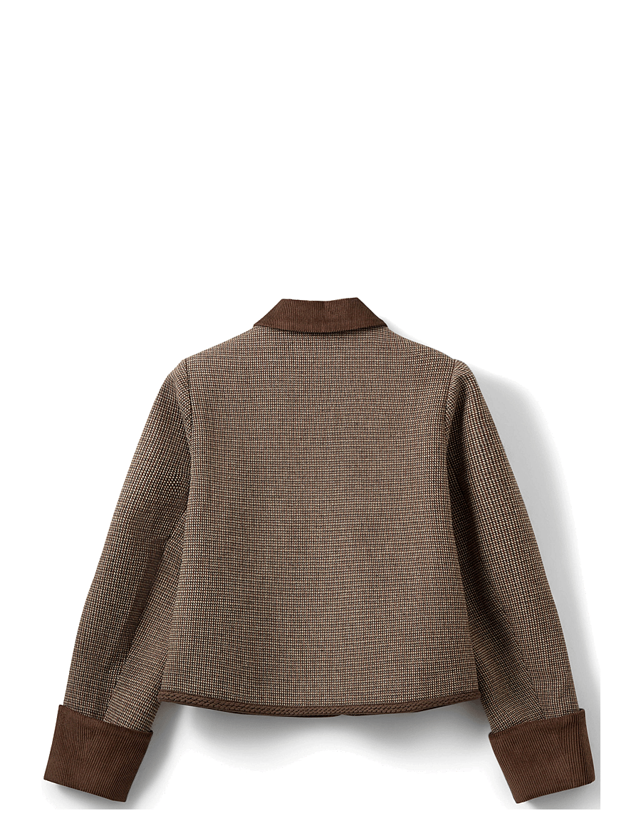 Sofie Schnoor - KAMIKKASW SHORT JACKET - frühlingsjacken - brown check - 2