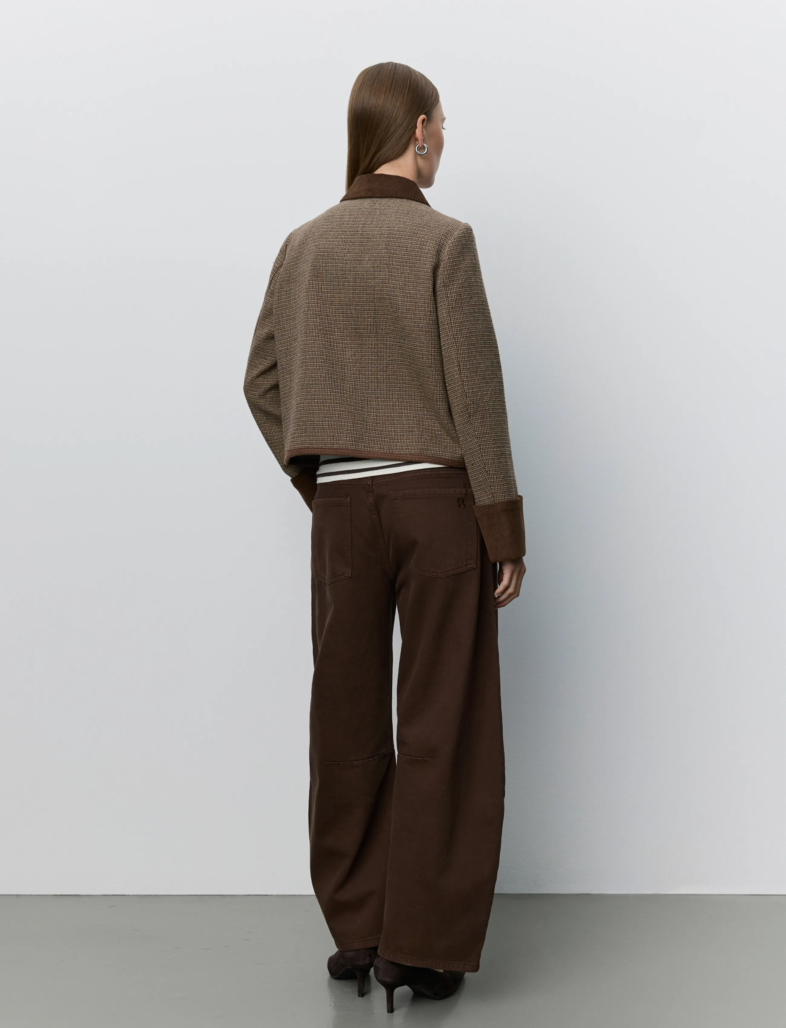 Sofie Schnoor - KAMIKKASW SHORT JACKET - frühlingsjacken - brown check - 3