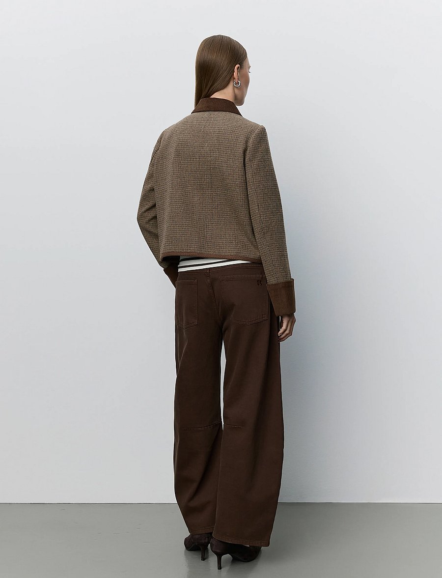 Sofie Schnoor - KAMIKKASW SHORT JACKET - frühlingsjacken - brown check - 3