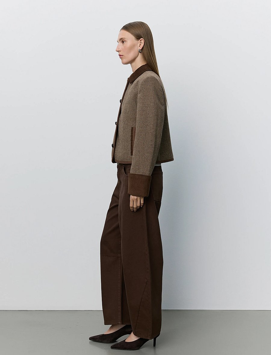 Sofie Schnoor - KAMIKKASW SHORT JACKET - frühlingsjacken - brown check - 5