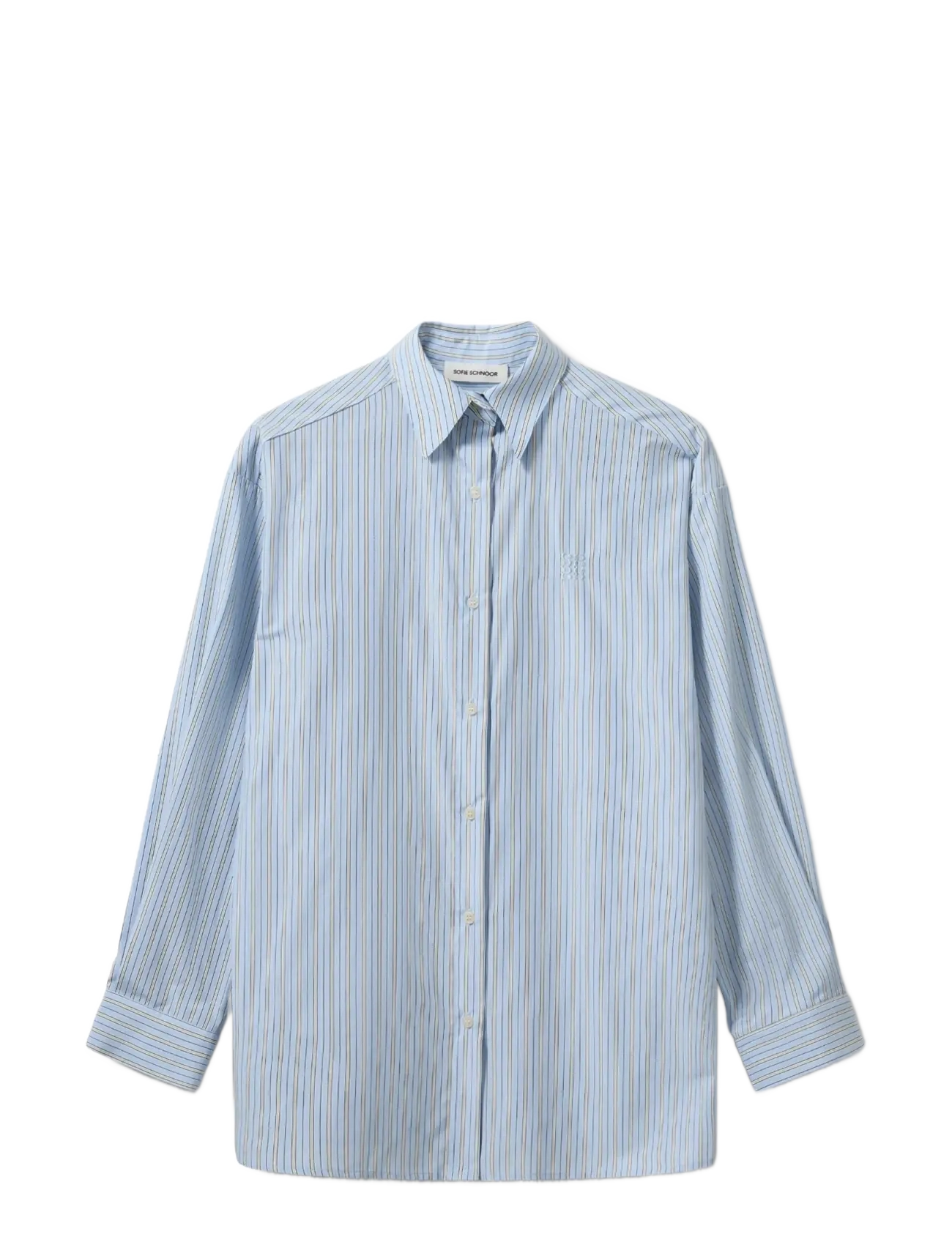 Sofie Schnoor MERCYSW STRIPED OVERSIZED SHIRT - Sofie Schnoor - BLUE STRIPED / blue
