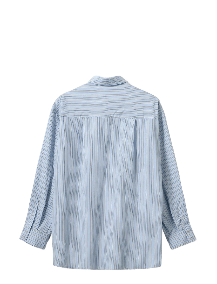 Sofie Schnoor - MERCYSW STRIPED OVERSIZED SHIRT - hemden - blue striped - 2