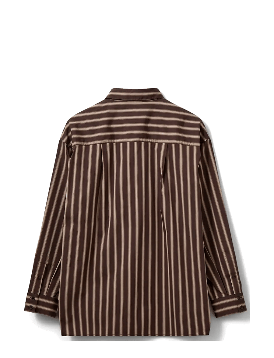 Sofie Schnoor - MERCYSW OVERSIZED SHIRT - hemden - brown striped - 2