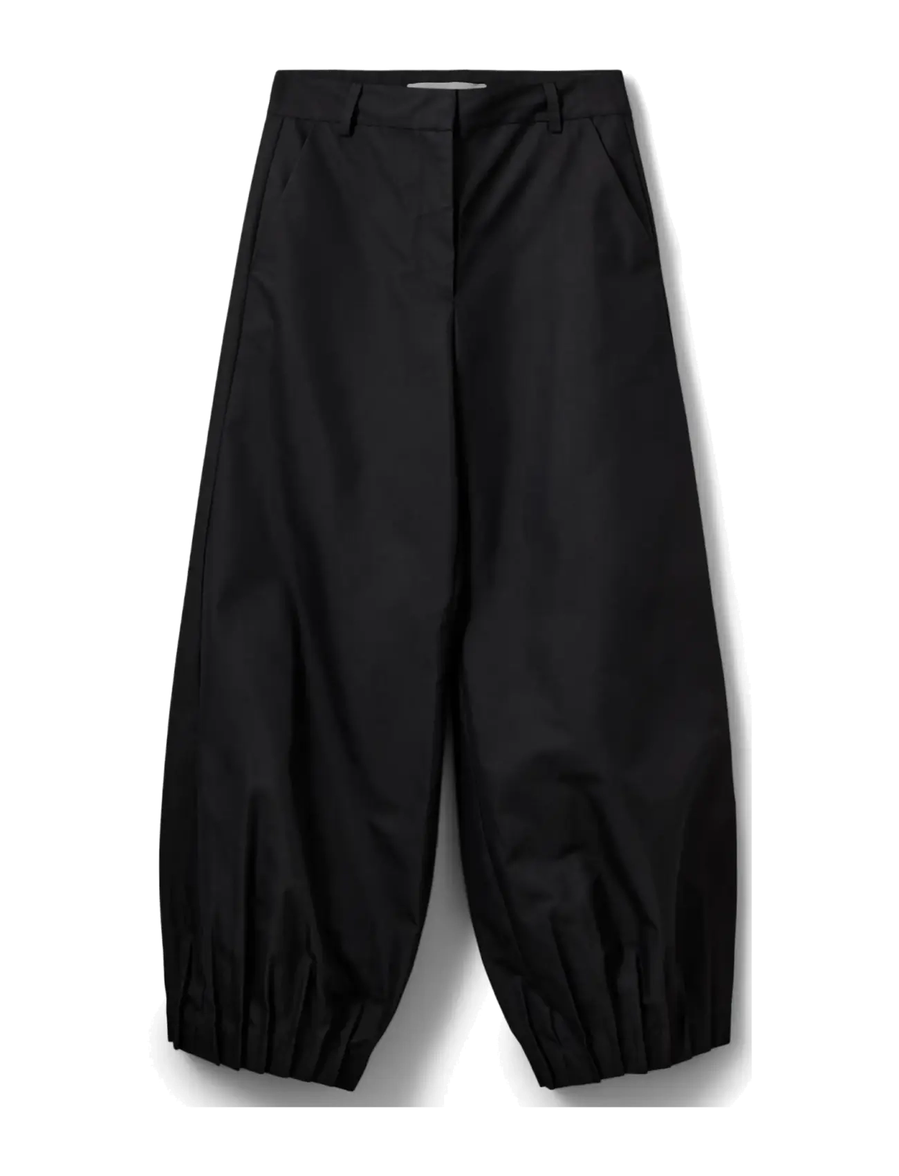 Sofie Schnoor - LOUANASW PLEATED TROUSERS - hosen mit geradem bein - black - 1