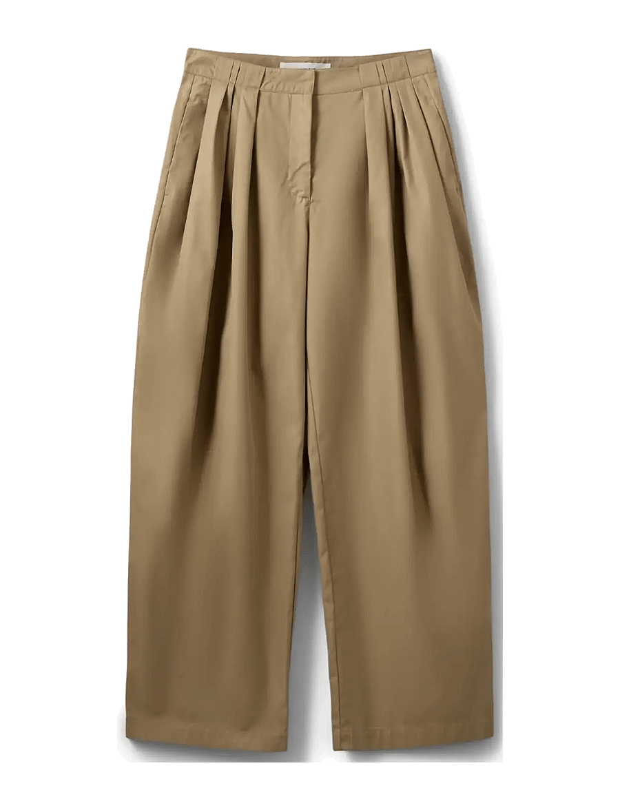 Sofie Schnoor - TAMARASW BARREL TROUSERS - hosen mit geradem bein - light brown - 1