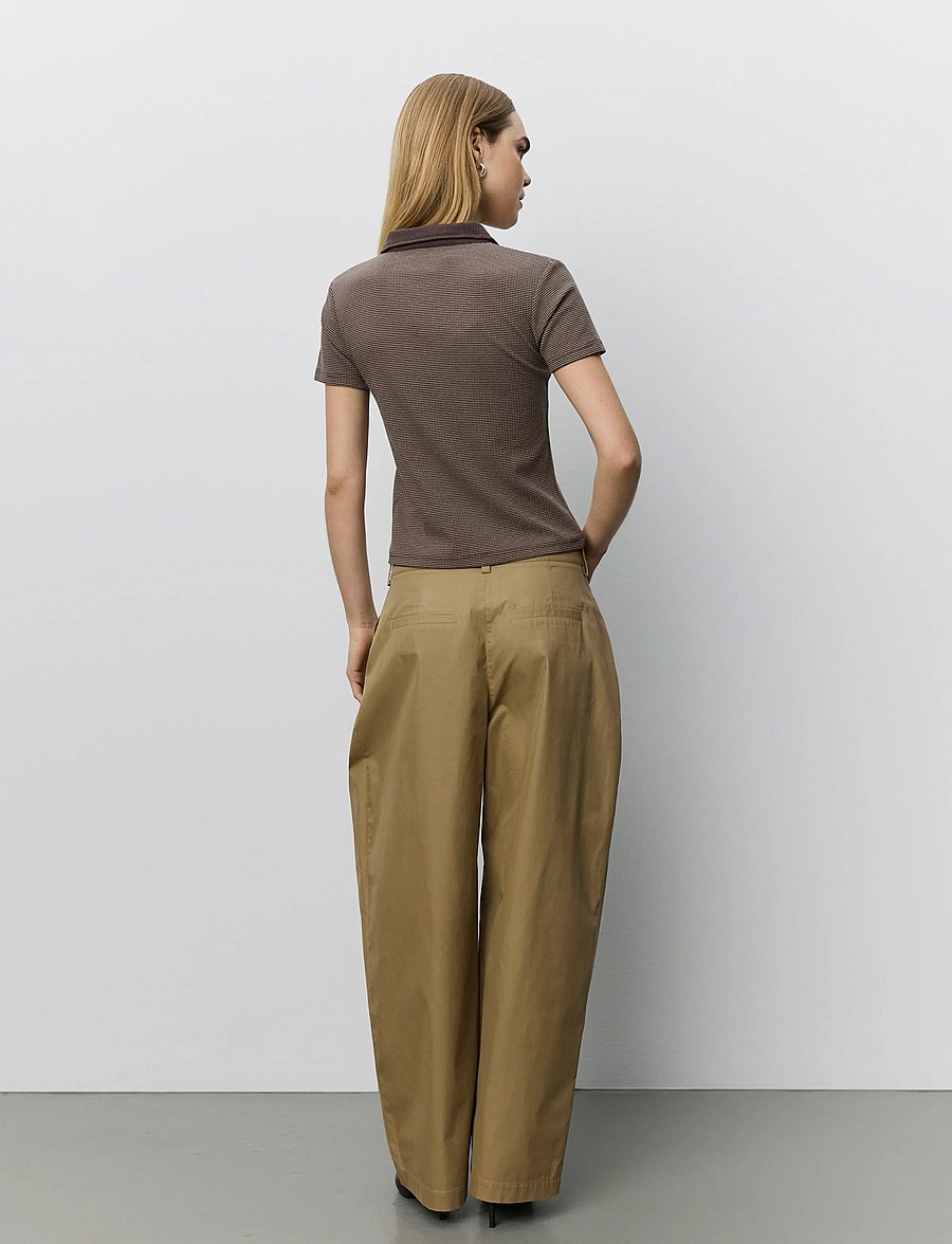 Sofie Schnoor - TAMARASW BARREL TROUSERS - hosen mit geradem bein - light brown - 0