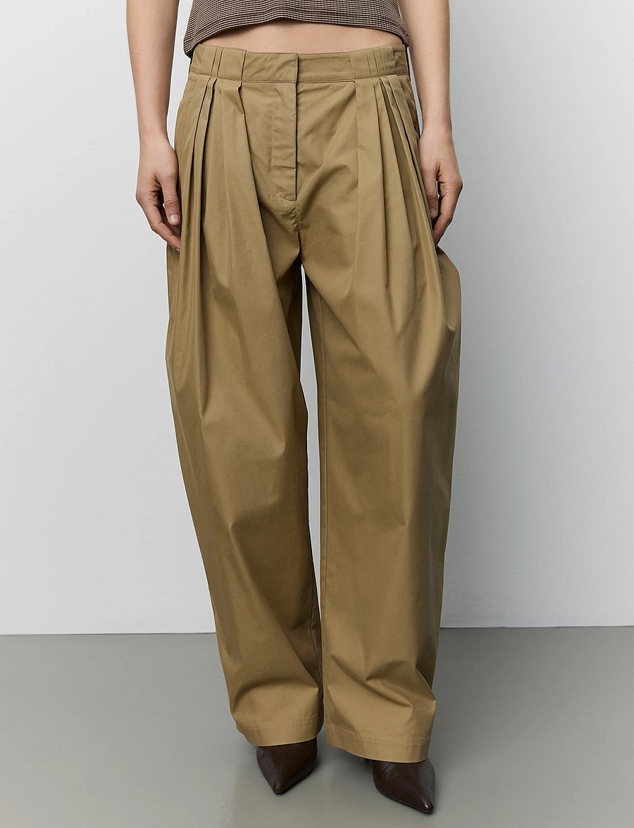 Sofie Schnoor - TAMARASW BARREL TROUSERS - hosen mit geradem bein - light brown - 3