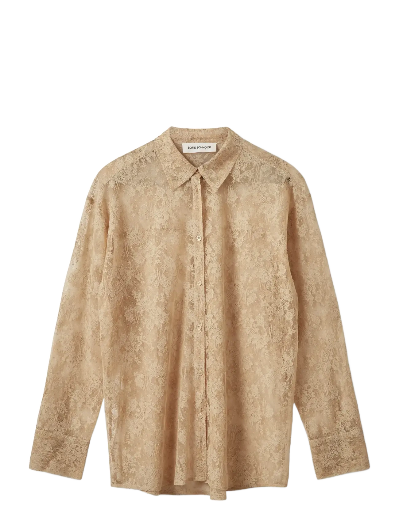 Sofie Schnoor SYLVINESW DISTRESSED SHIRT - Tøj - SAND / beige