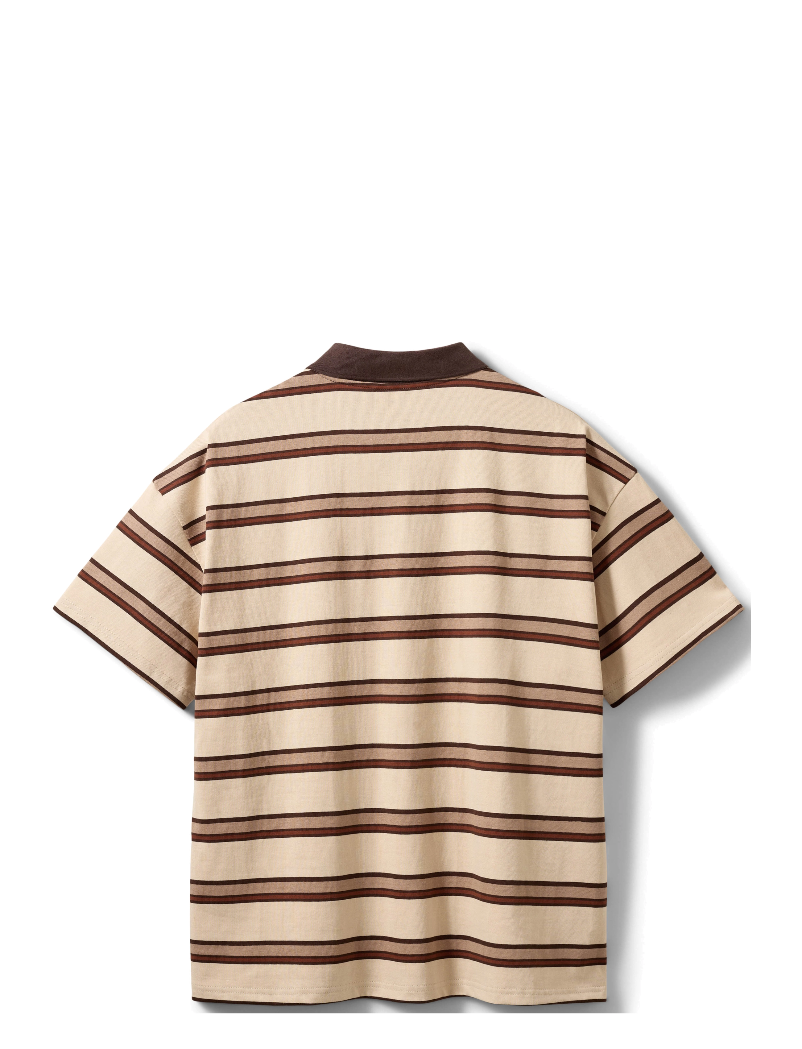 Sofie Schnoor - PILSW POLO T-SHIRT - brown striped - 2