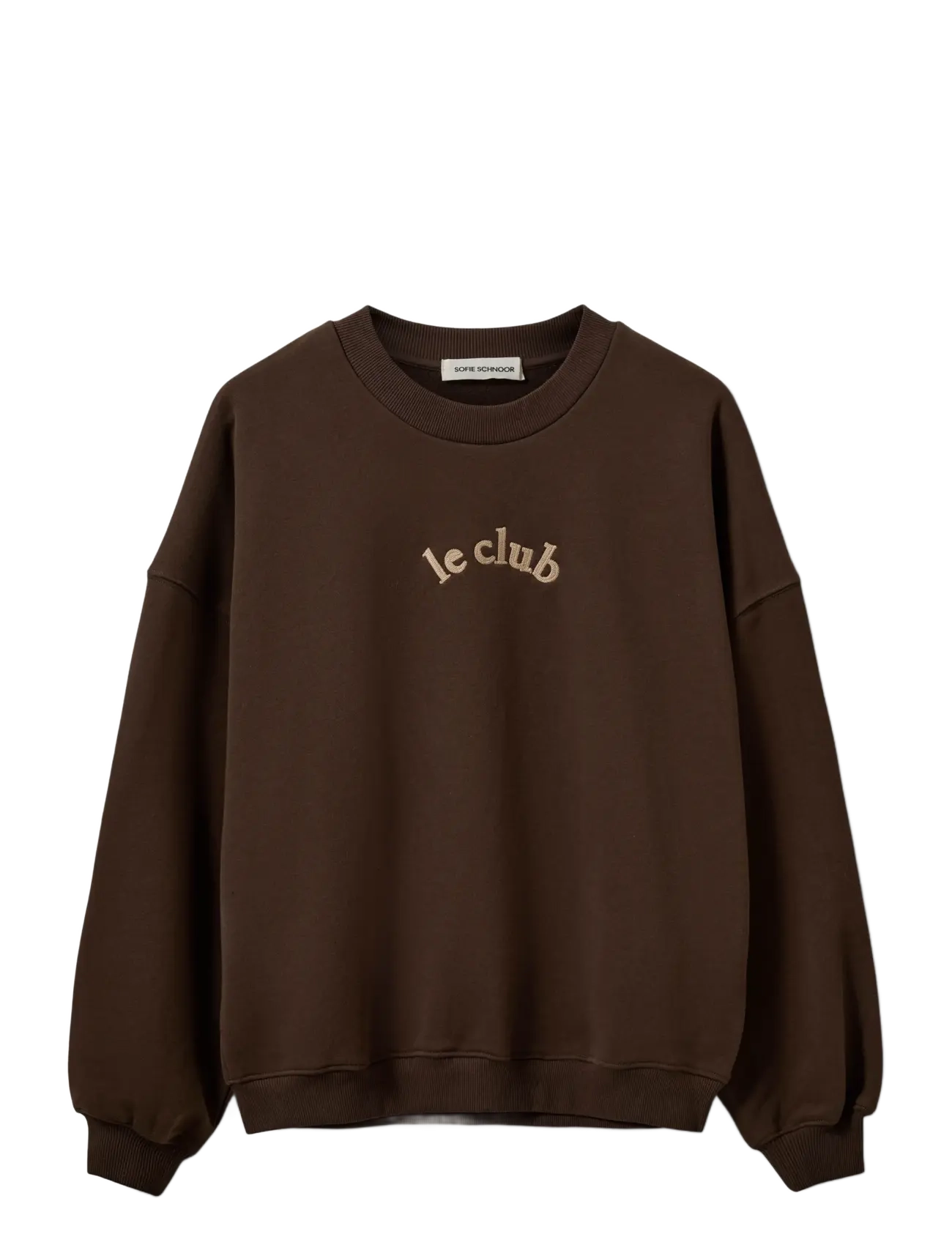 Sofie Schnoor PAROSSW OVERSIZED SWEATSHIRT - Sweatshirts - DARK BROWN / brown